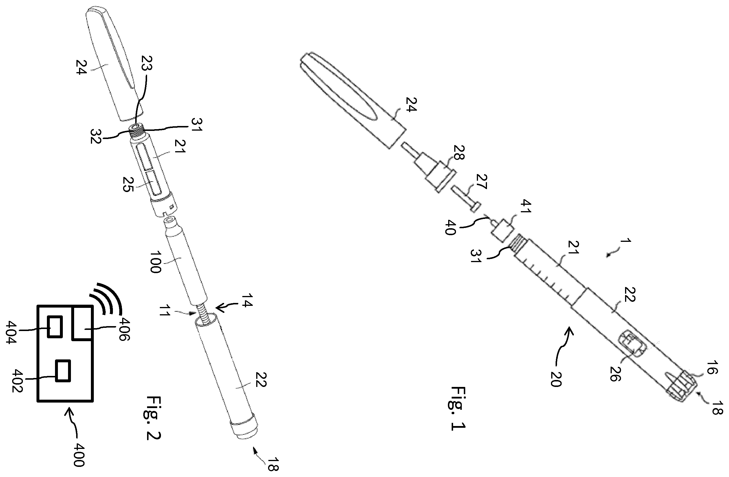 Patent US11793940 — Container for an injectable medicament — Figure 1