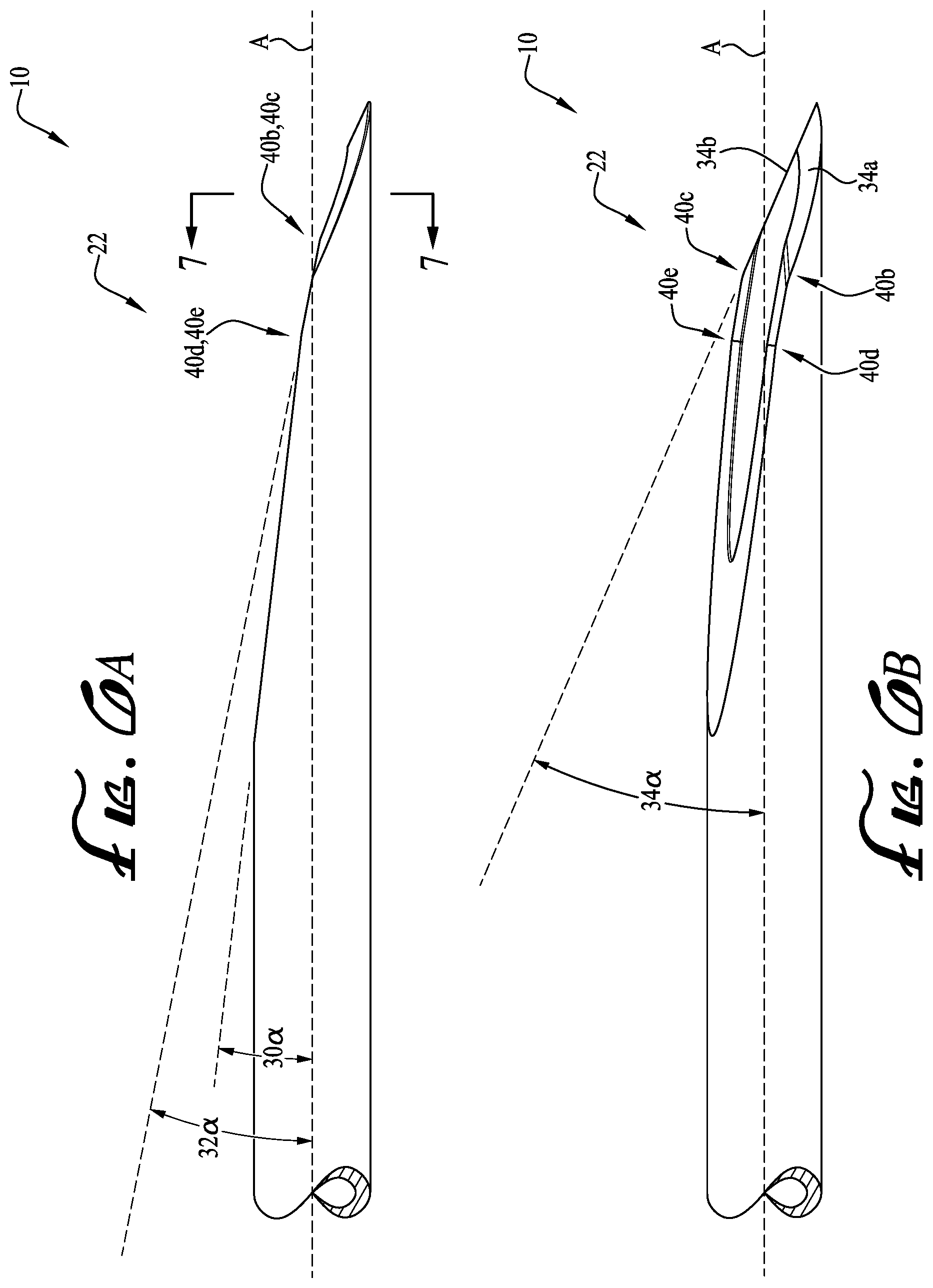Patent US11793942 Figure 4 – Needle with multi-bevel tip geometry