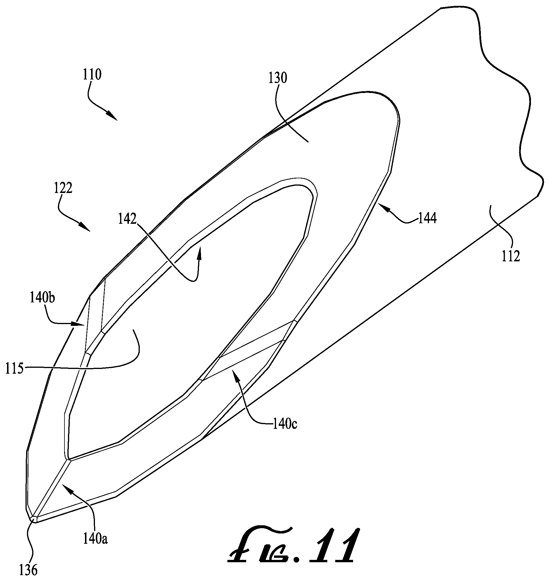 Patent US11793942 Figure 8 – Needle with multi-bevel tip geometry