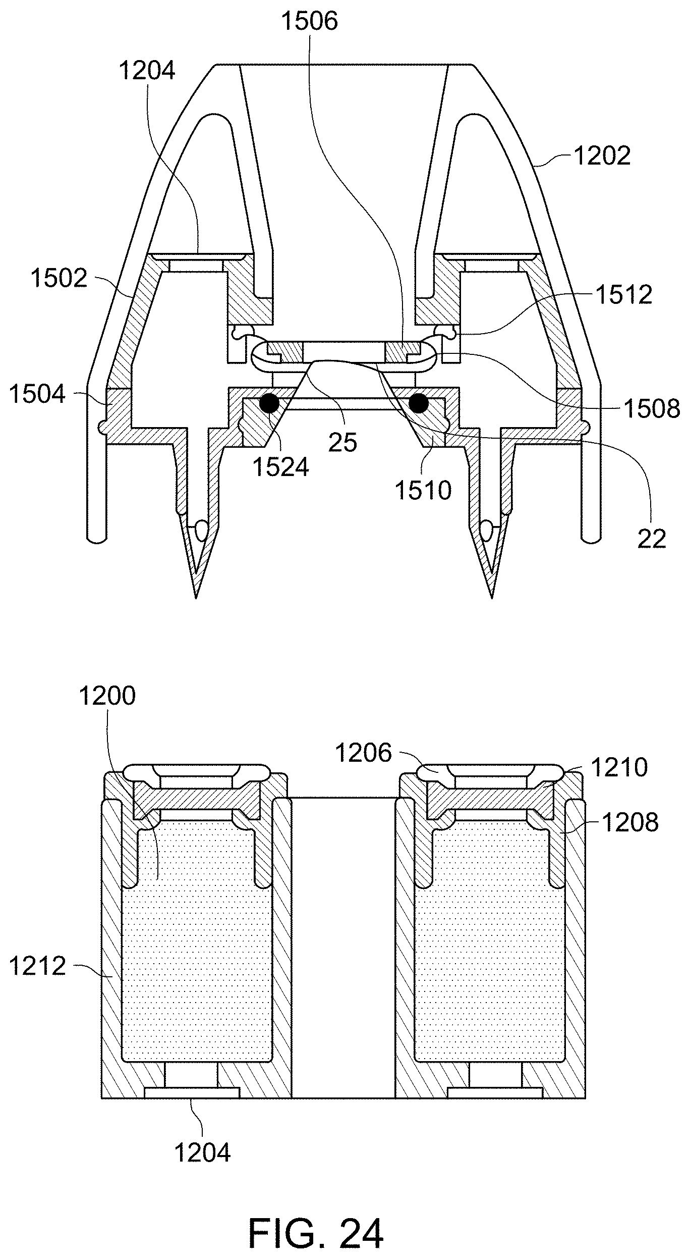 Patent US11793945 Figure 20 – Droplet delivery device with push ejection