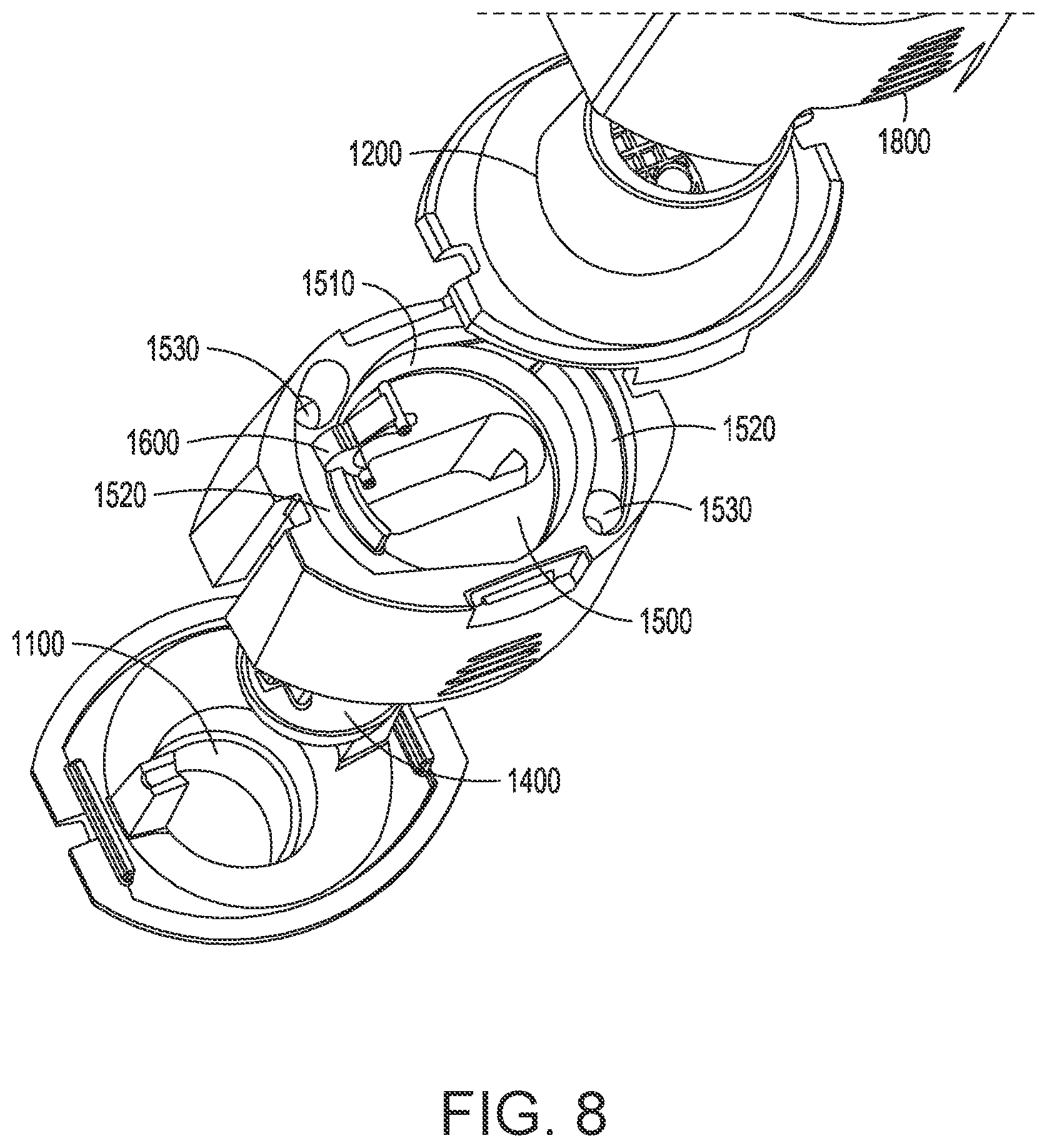 Patent US11793951 Figure 8 – Automatic dispenser for respiratory delivery device and method