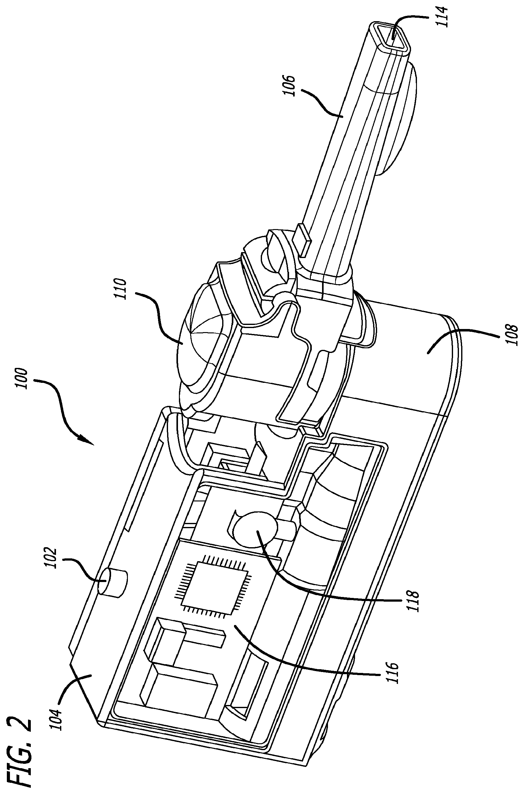 Patent US11793952 Figure 2 – Interactive apparatus and method for real-time profiling of inhalation efforts