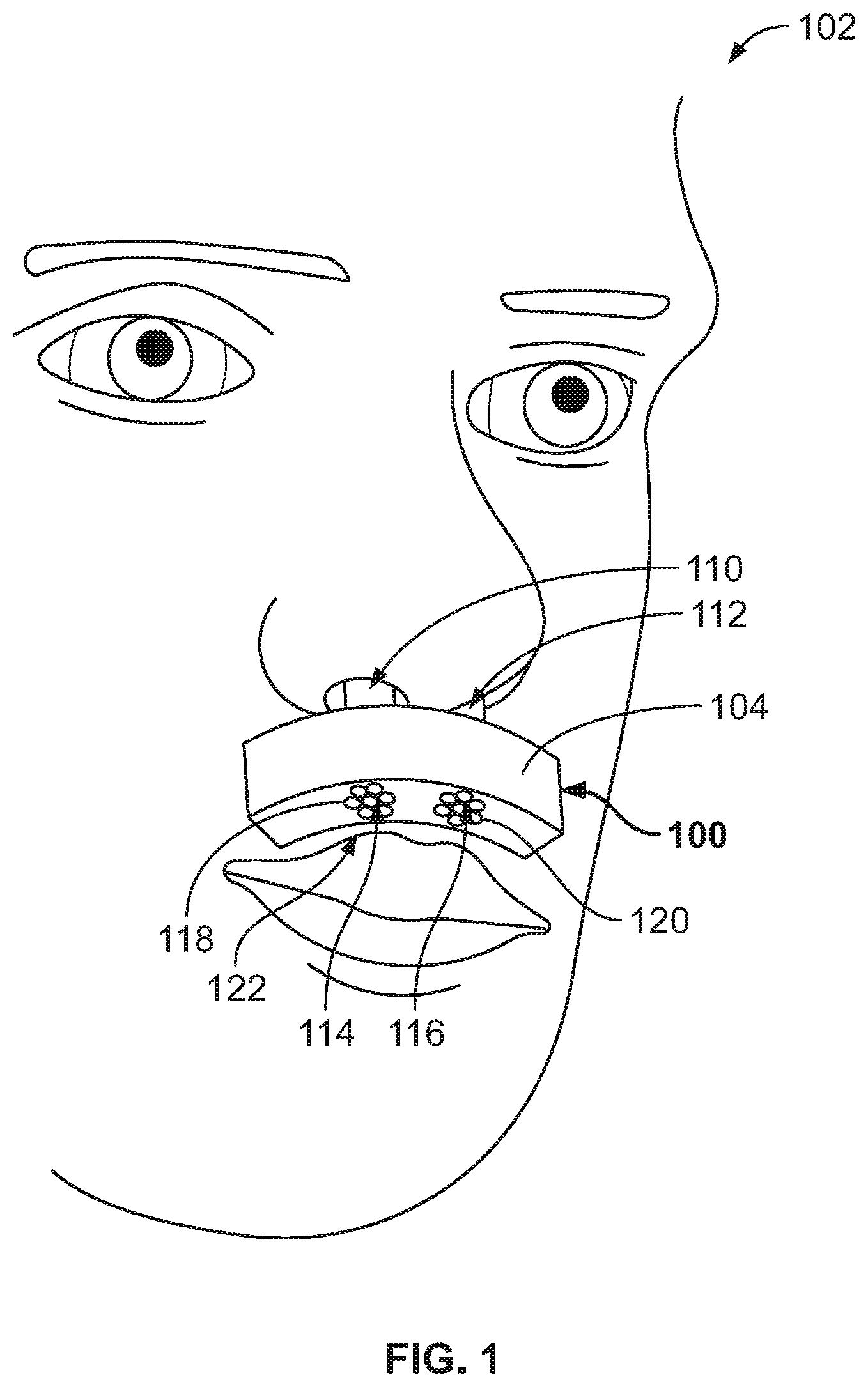 Patent US11793957 Figure 1 – Apparatus and method for manipulating characteristics of inhaled air