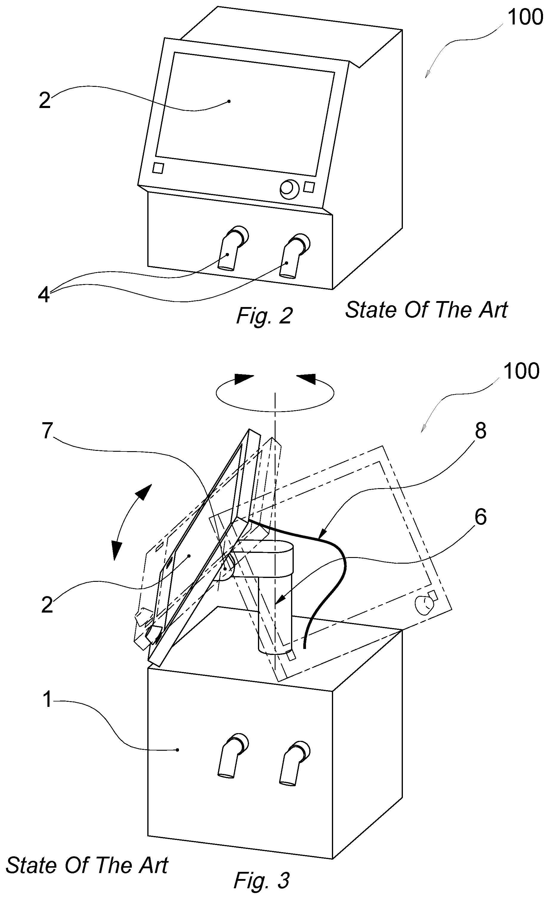 Patent US11793959 Figure 2 – Ventilator with adjustable user interface