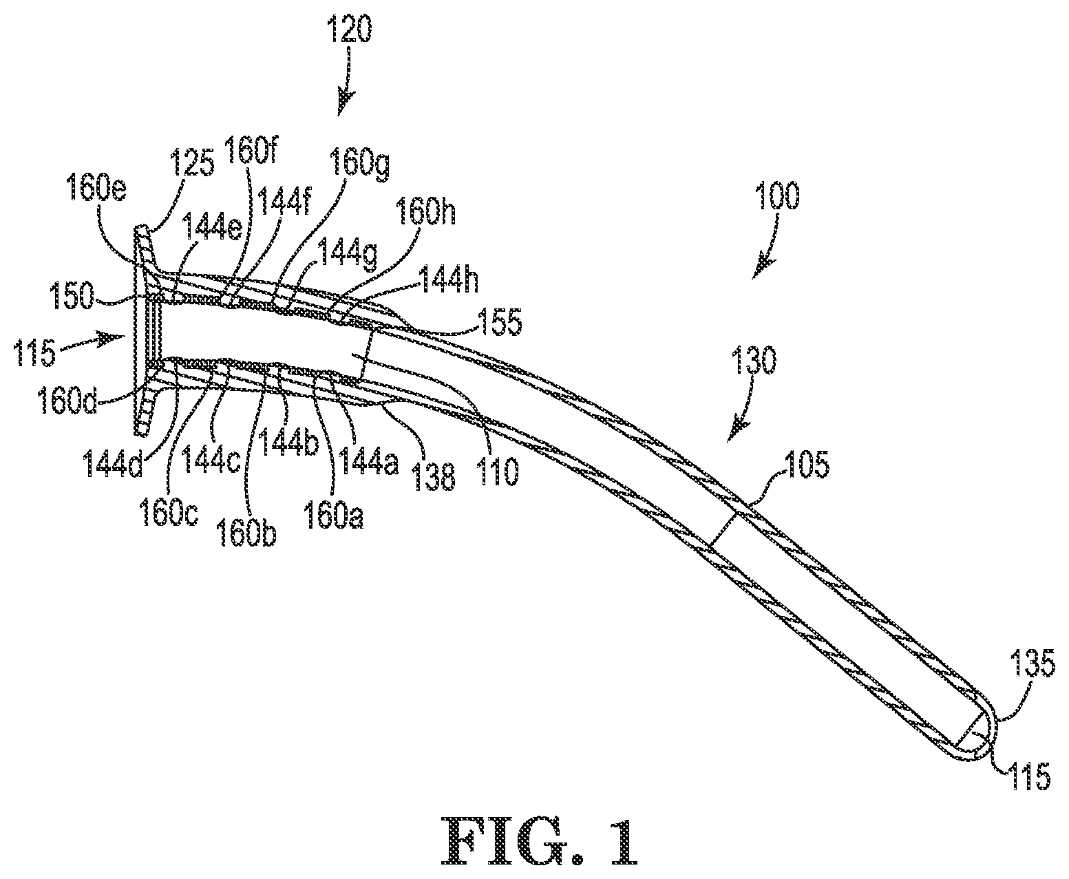 Patent US11793960 Figure 1 – Oral medical apparatus