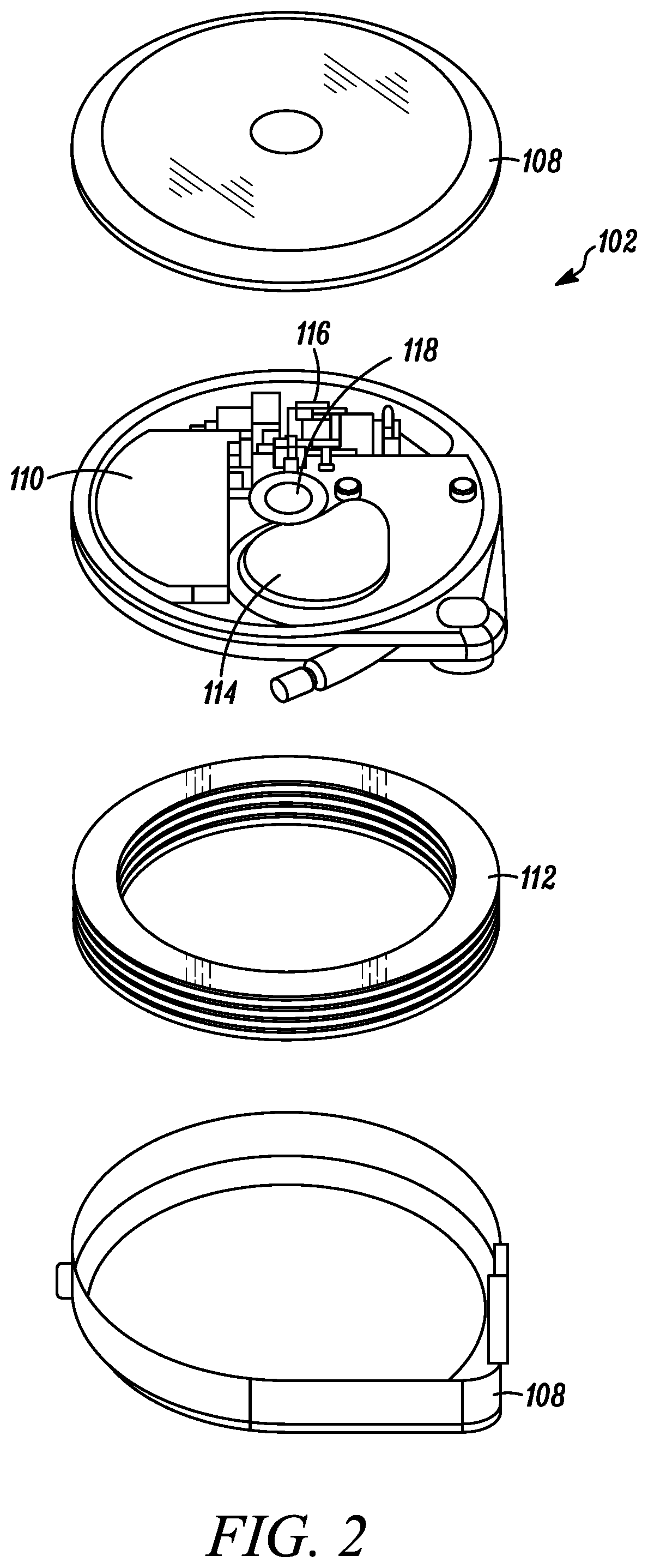Patent US11793971 Figure 2 – Curved catheter for increased intrathecal drug dispersion