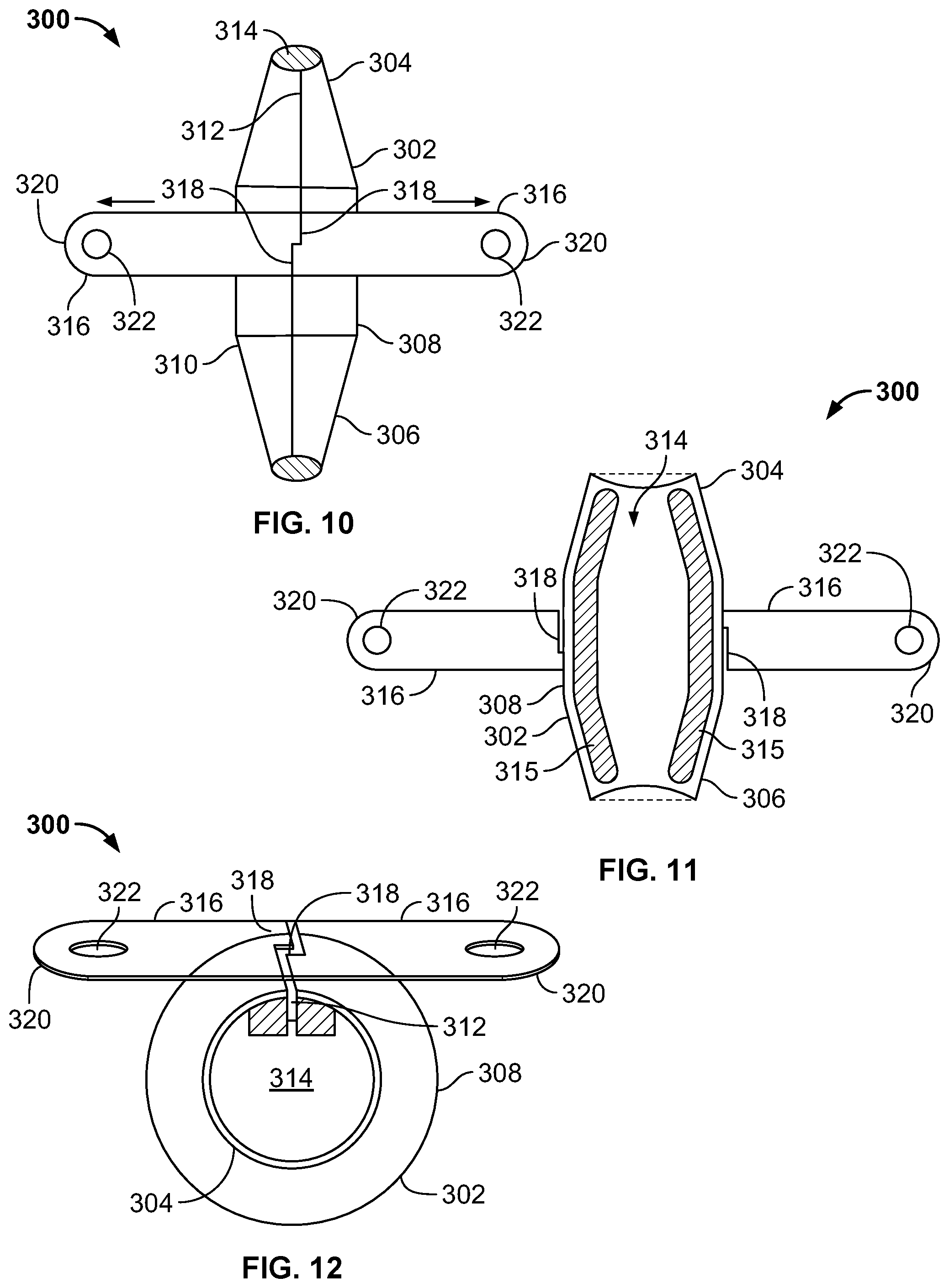 Patent US11793974 Figure 4 – Fixation devices for catheters