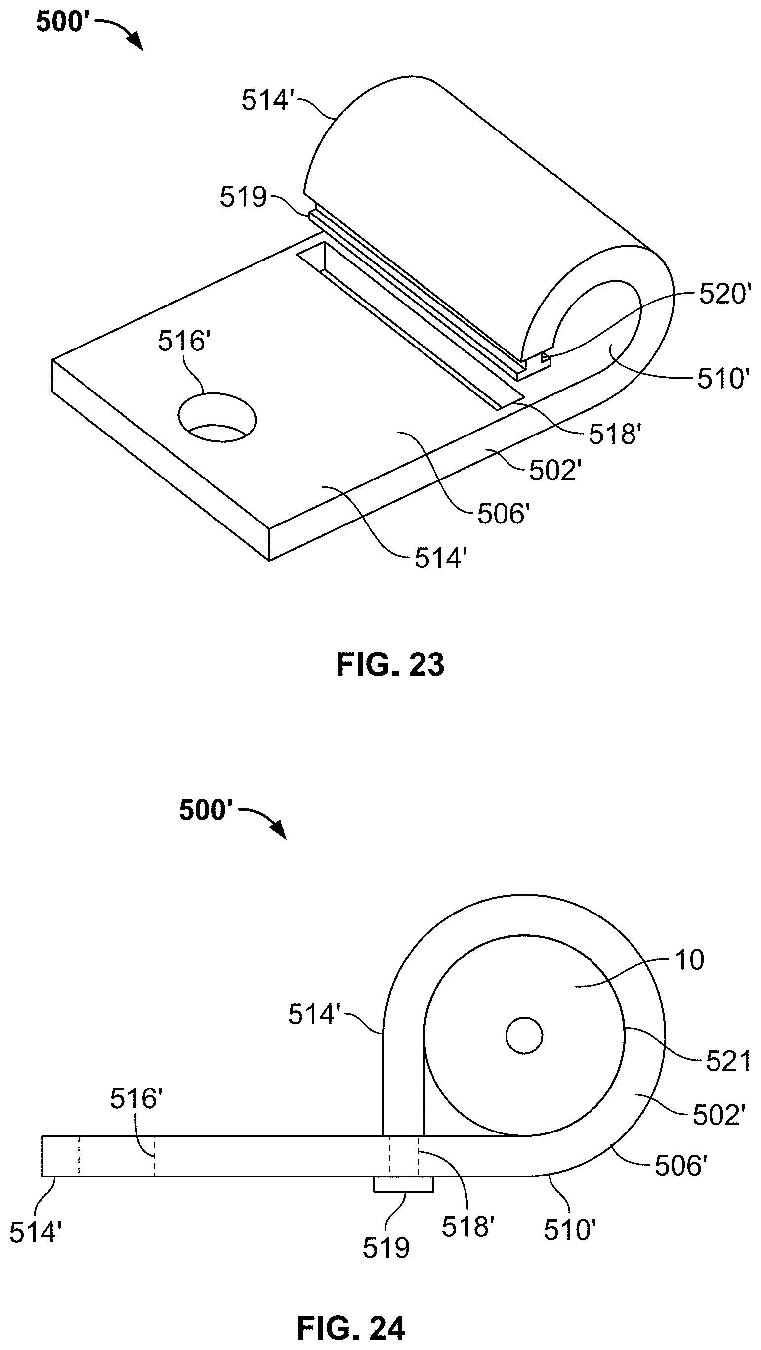 Patent US11793974 Figure 9 – Fixation devices for catheters