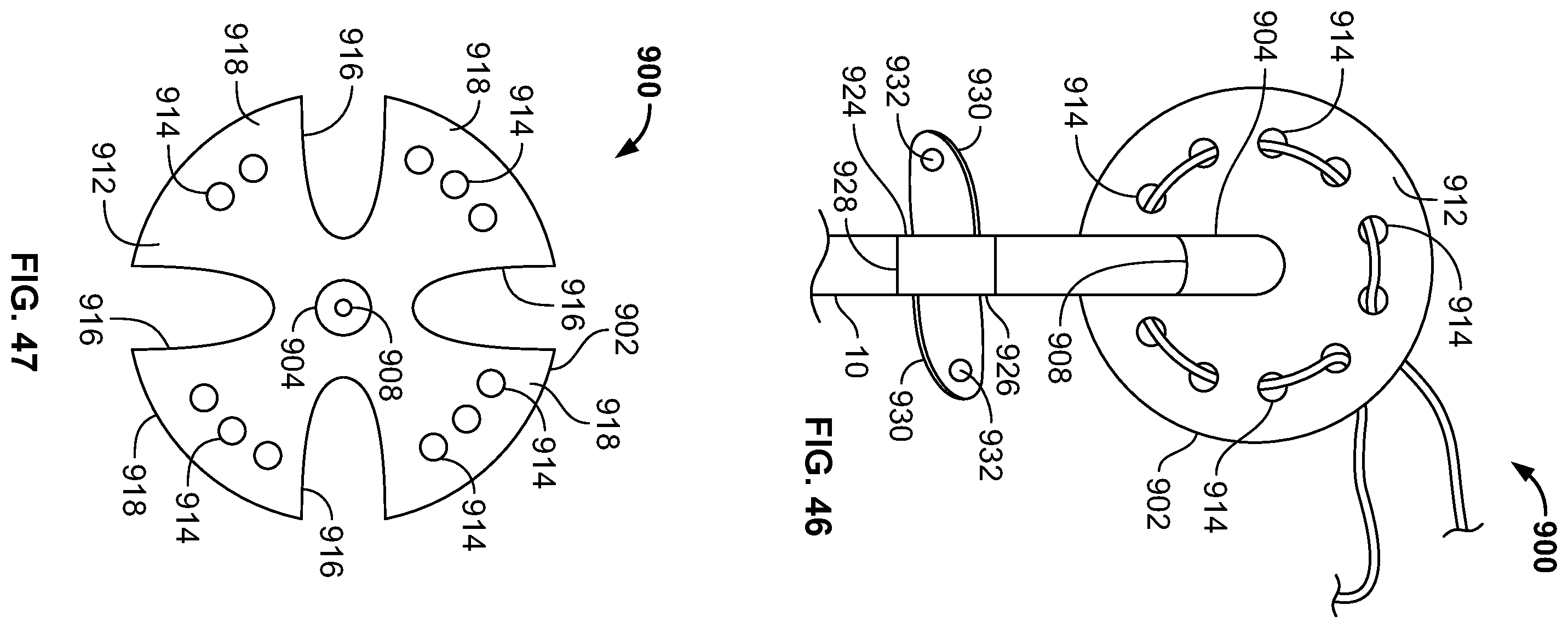 Patent US11793974 Figure 19 – Fixation devices for catheters