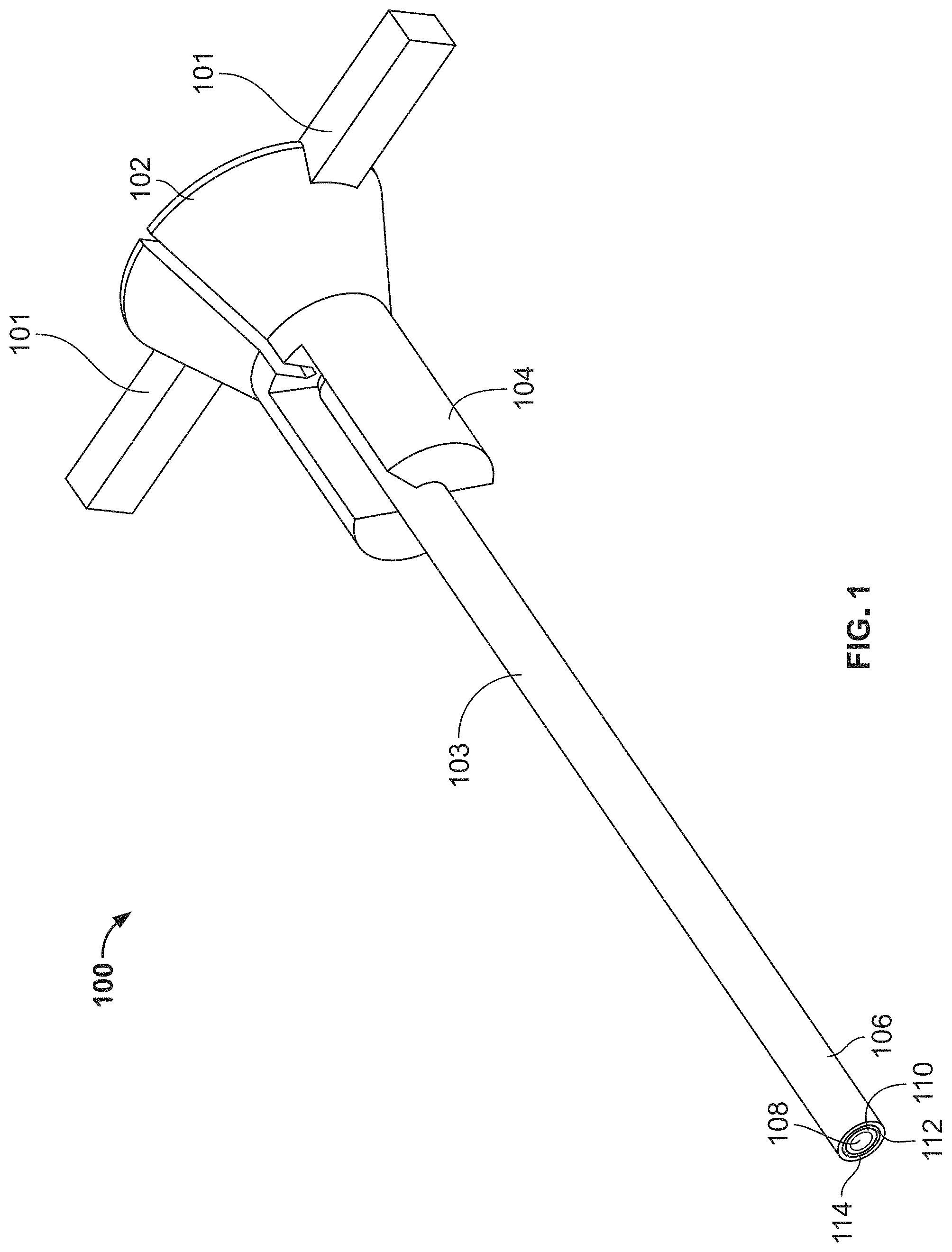 Patent US11793977 Figure 1 – Peel-away sheath assembly