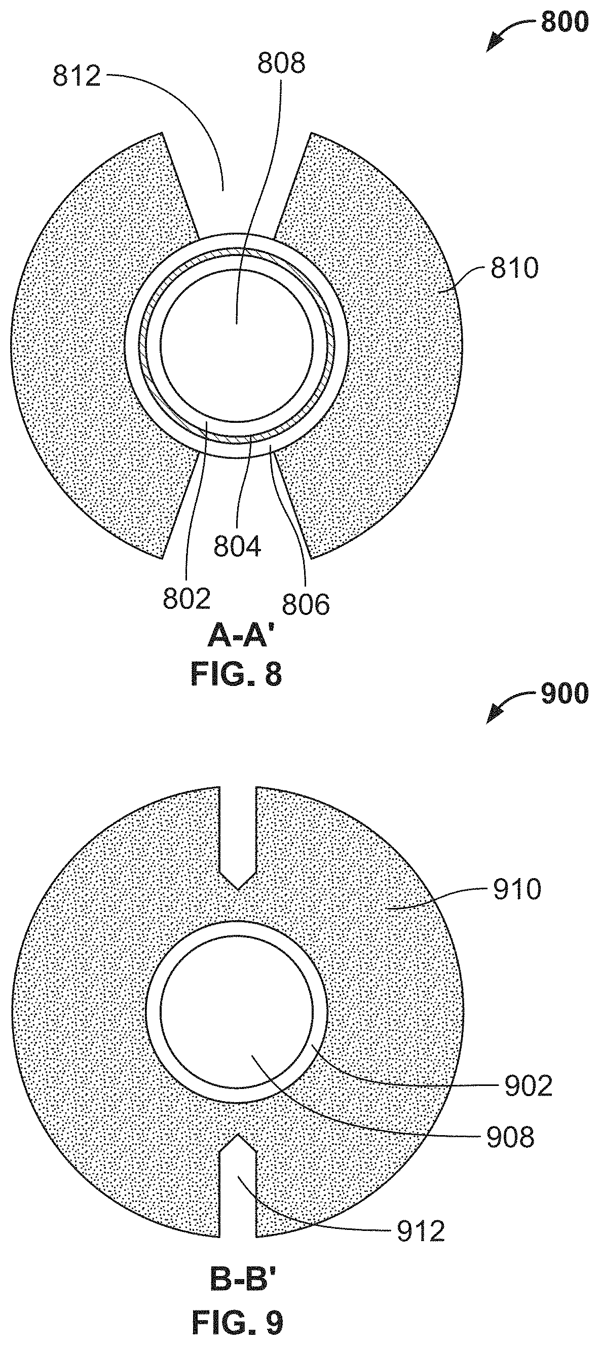 Patent US11793977 Figure 9 – Peel-away sheath assembly