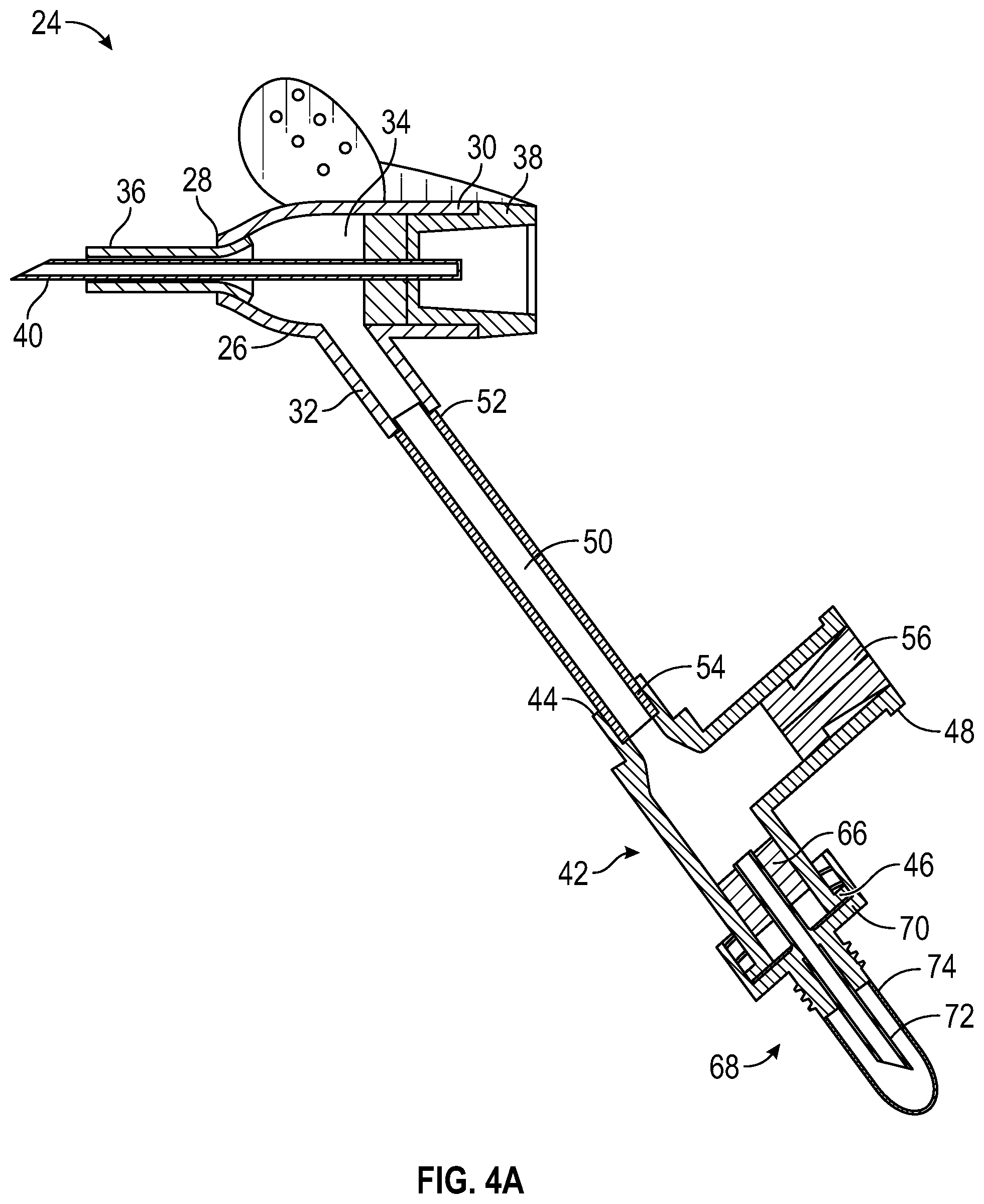Patent US11793984 Figure 4 – Vascular access instrument and related devices and methods