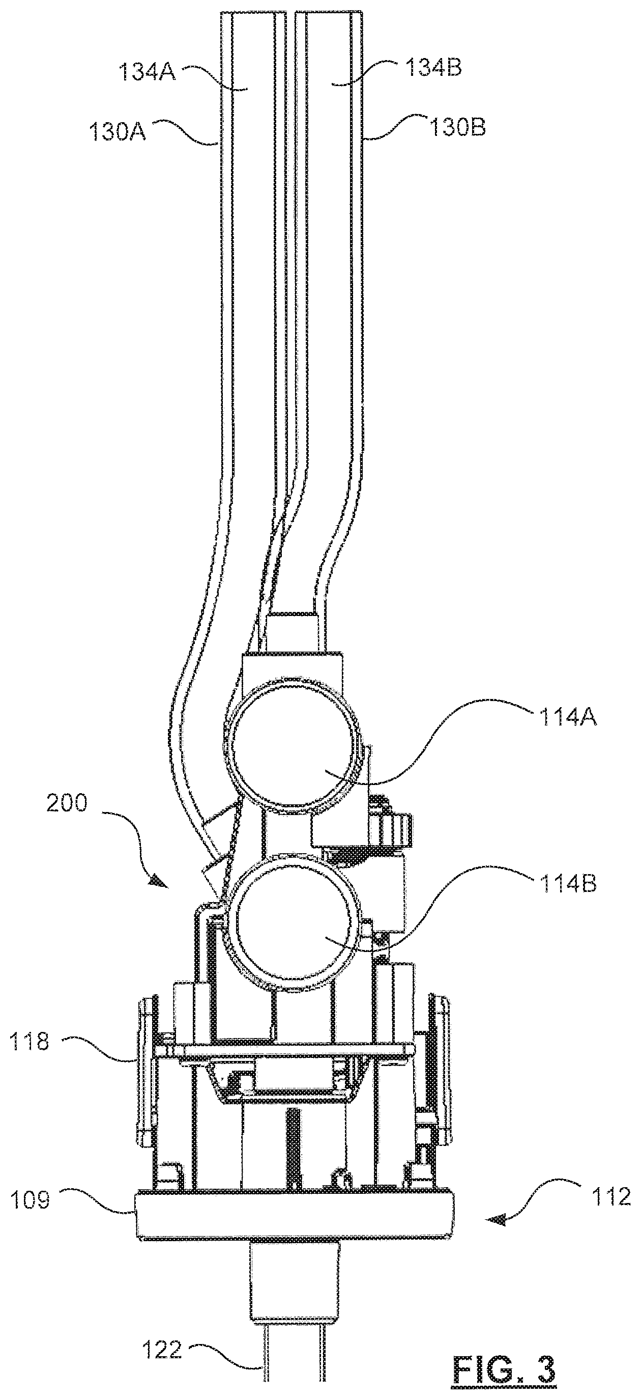 Patent US11793990 Figure 3 – Complex irrigation/suction flow path in a medical device