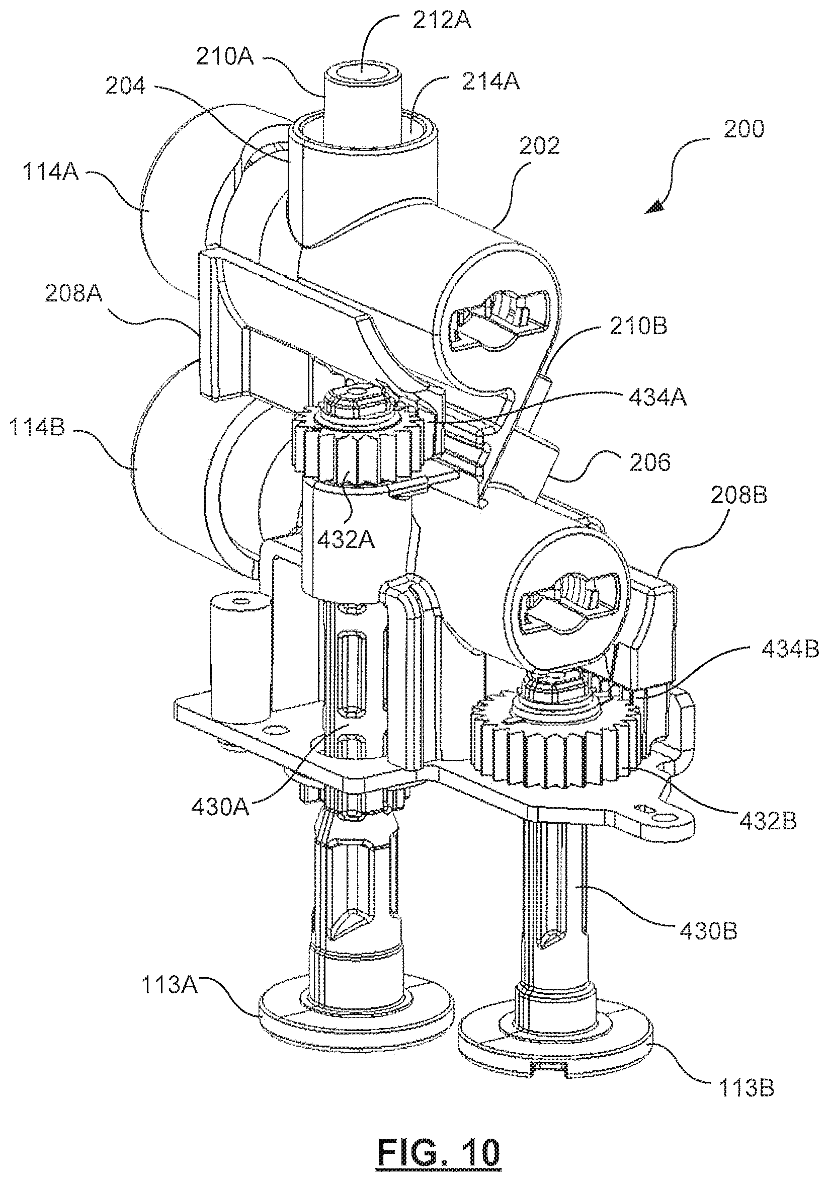 Patent US11793990 Figure 10 – Complex irrigation/suction flow path in a medical device