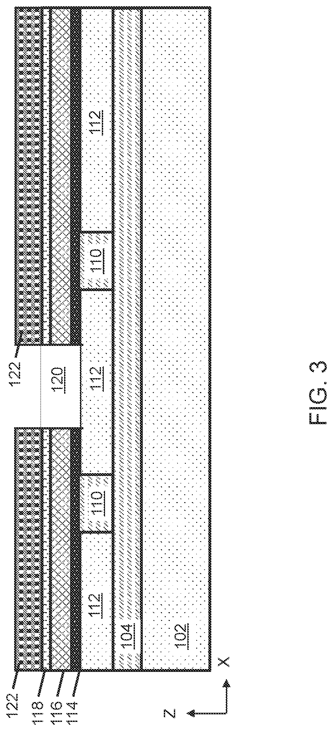 Patent US11799021 Figure 3 – Lateral bipolar transistor structure with marker layer for emitter and collector
