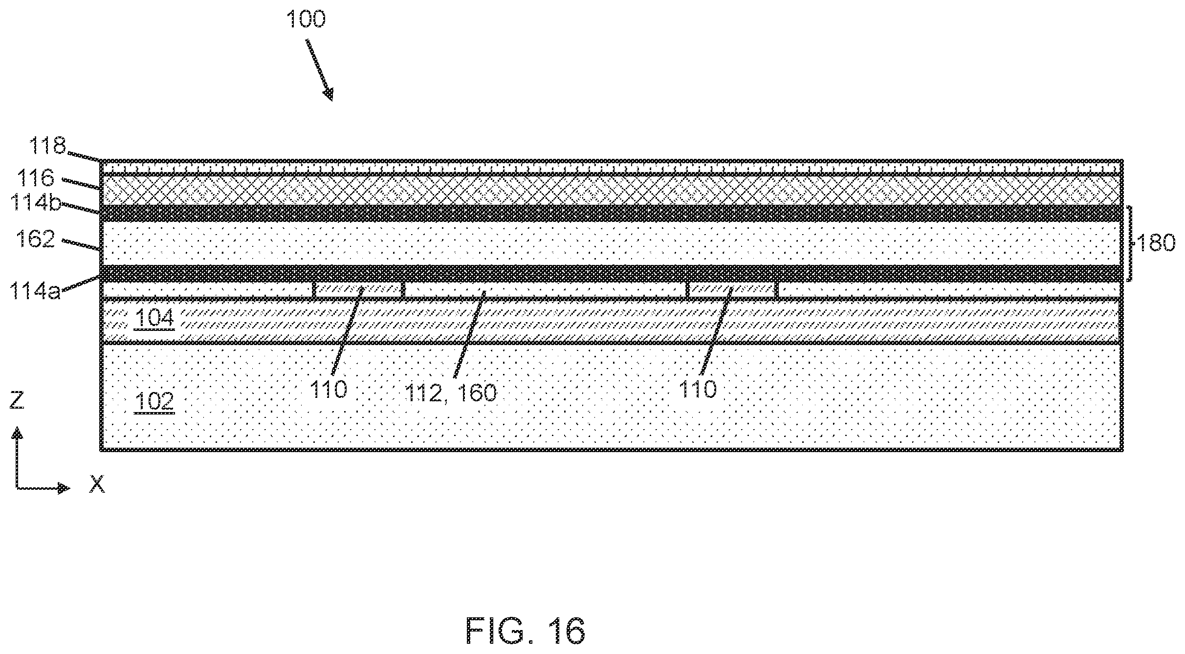 Patent US11799021 Figure 16 – Lateral bipolar transistor structure with marker layer for emitter and collector