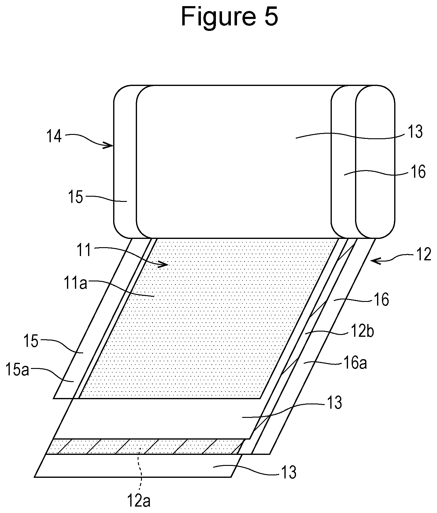 Patent US11799074 Figure 4 – Electrode and nonaqueous electrolyte secondary battery