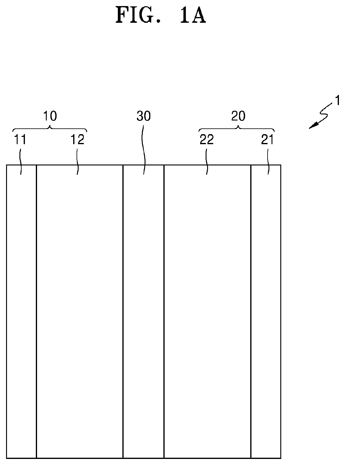 Patent US11799171 Figure 1 – All-solid secondary battery and method of preparing the same