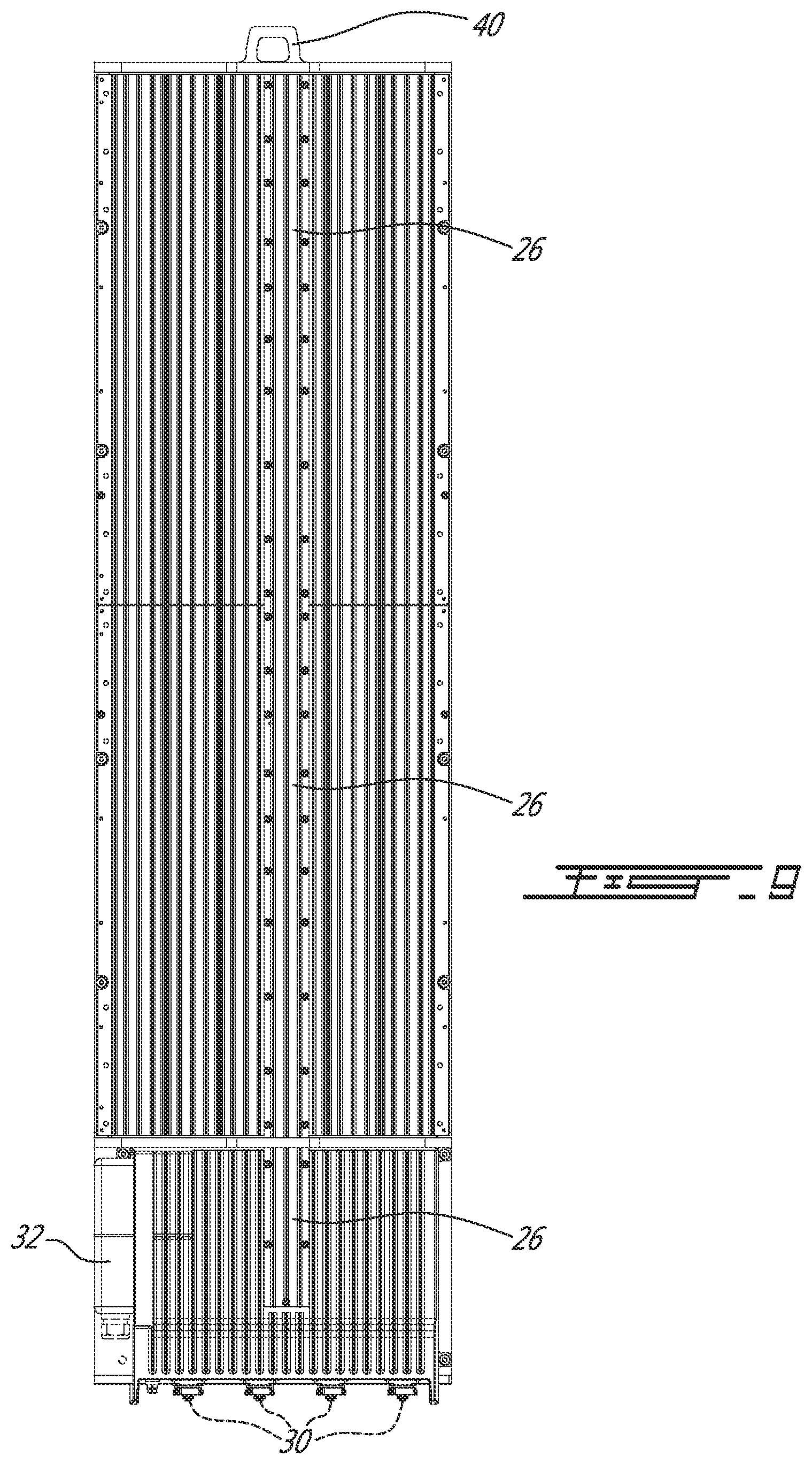 Patent US11799200 Figure 9 – Radio assembly with modularized radios and interconnects