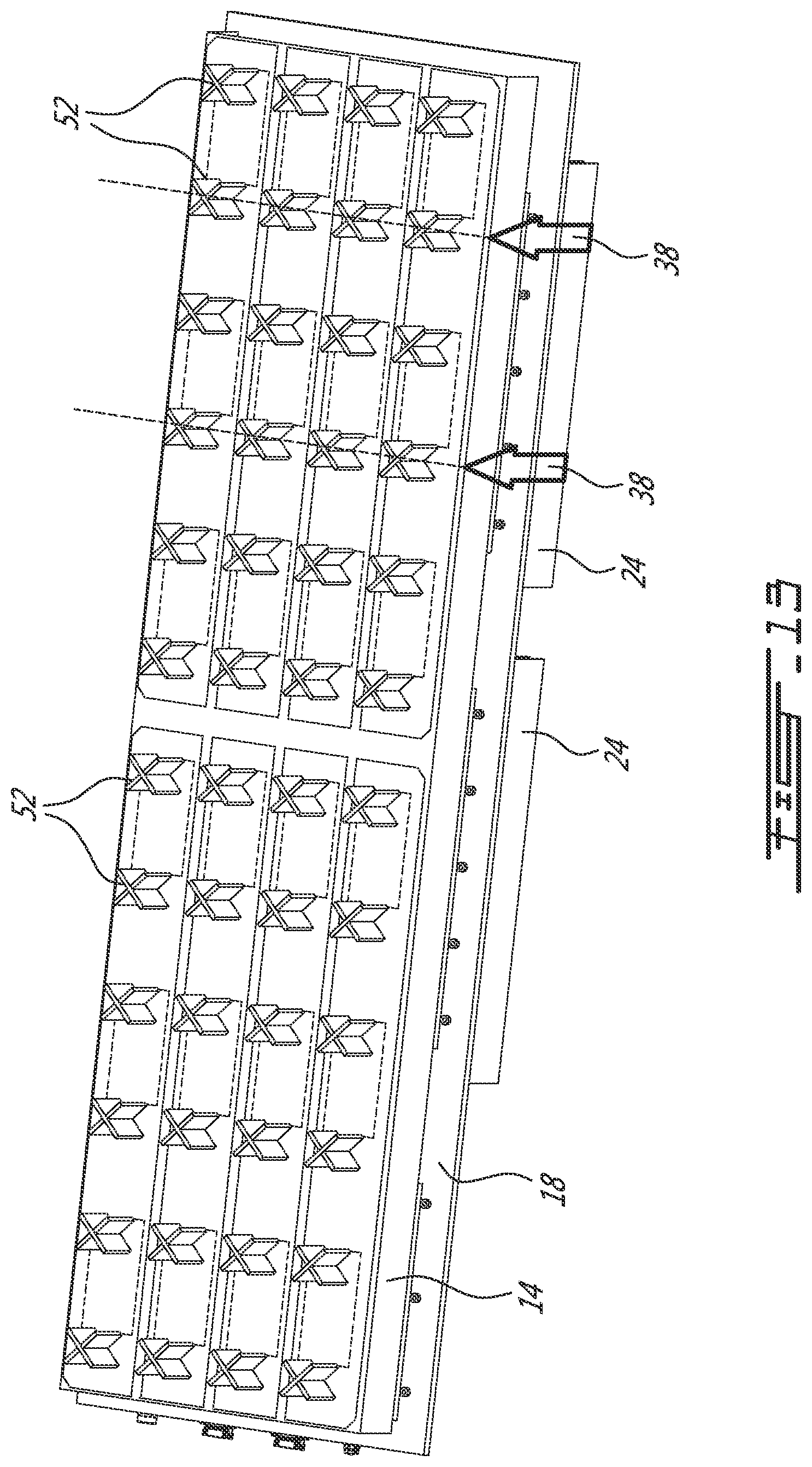Patent US11799200 Figure 13 – Radio assembly with modularized radios and interconnects