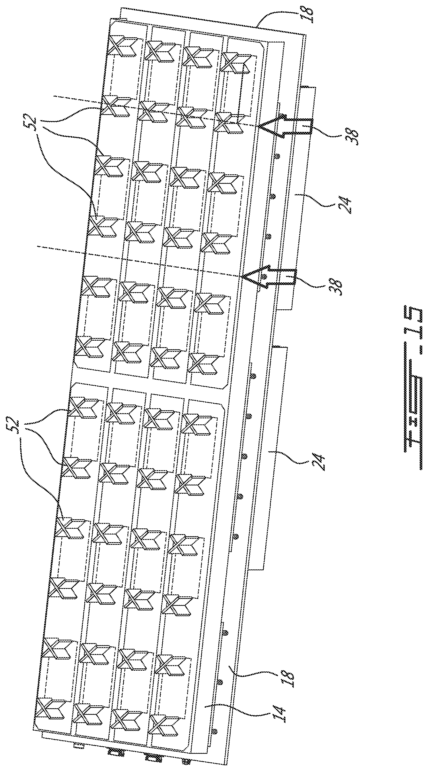 Patent US11799200 Figure 15 – Radio assembly with modularized radios and interconnects