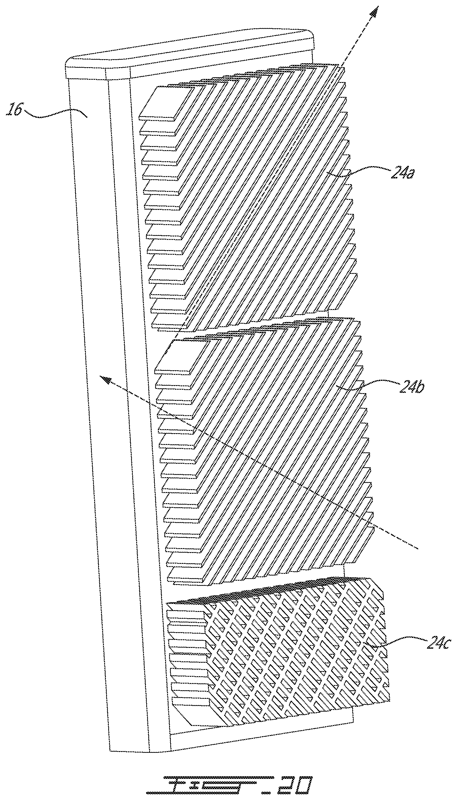 Patent US11799200 Figure 20 – Radio assembly with modularized radios and interconnects