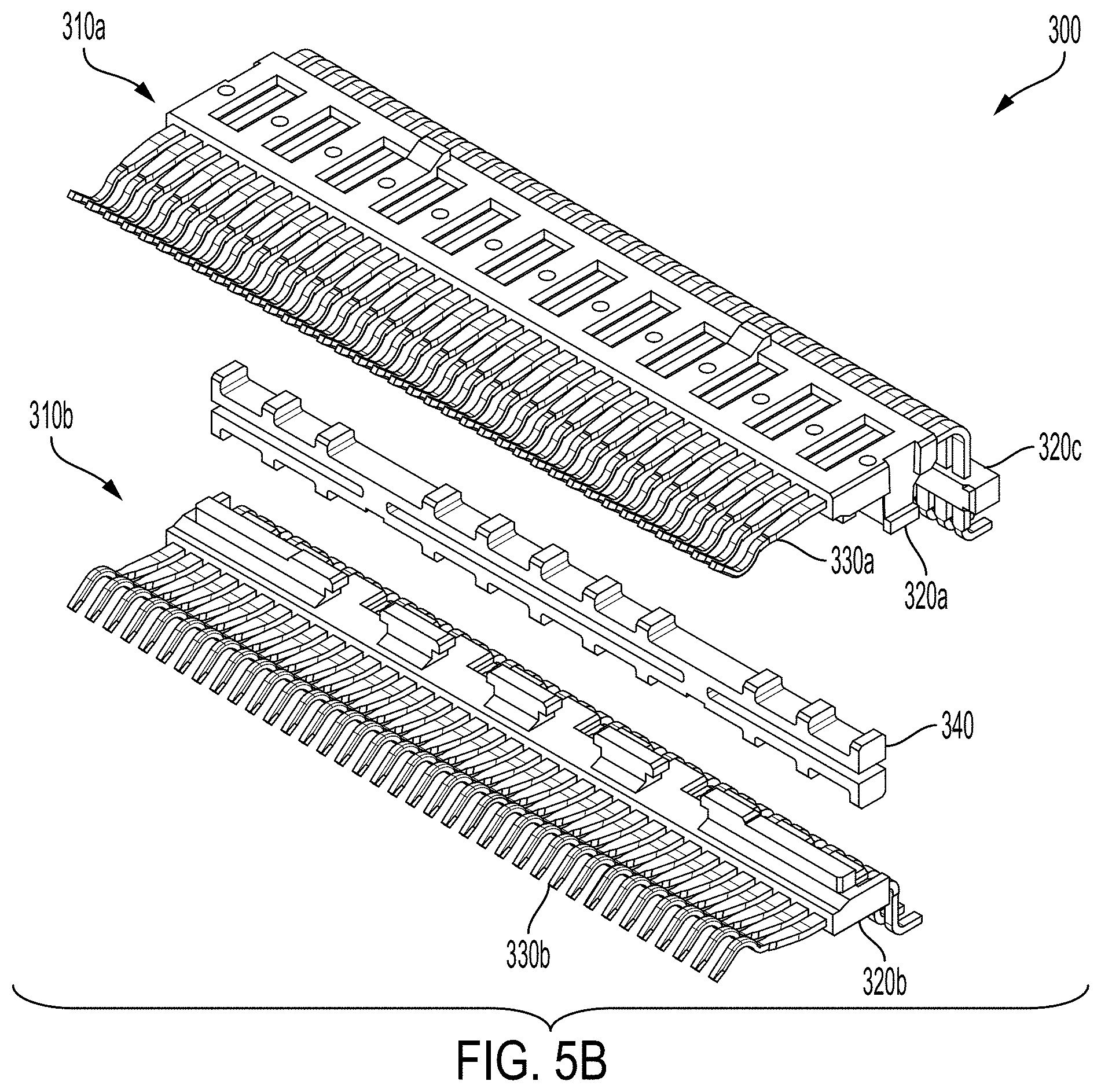 Patent US11799230 Figure 12 – High-frequency electrical connector with in interlocking segments