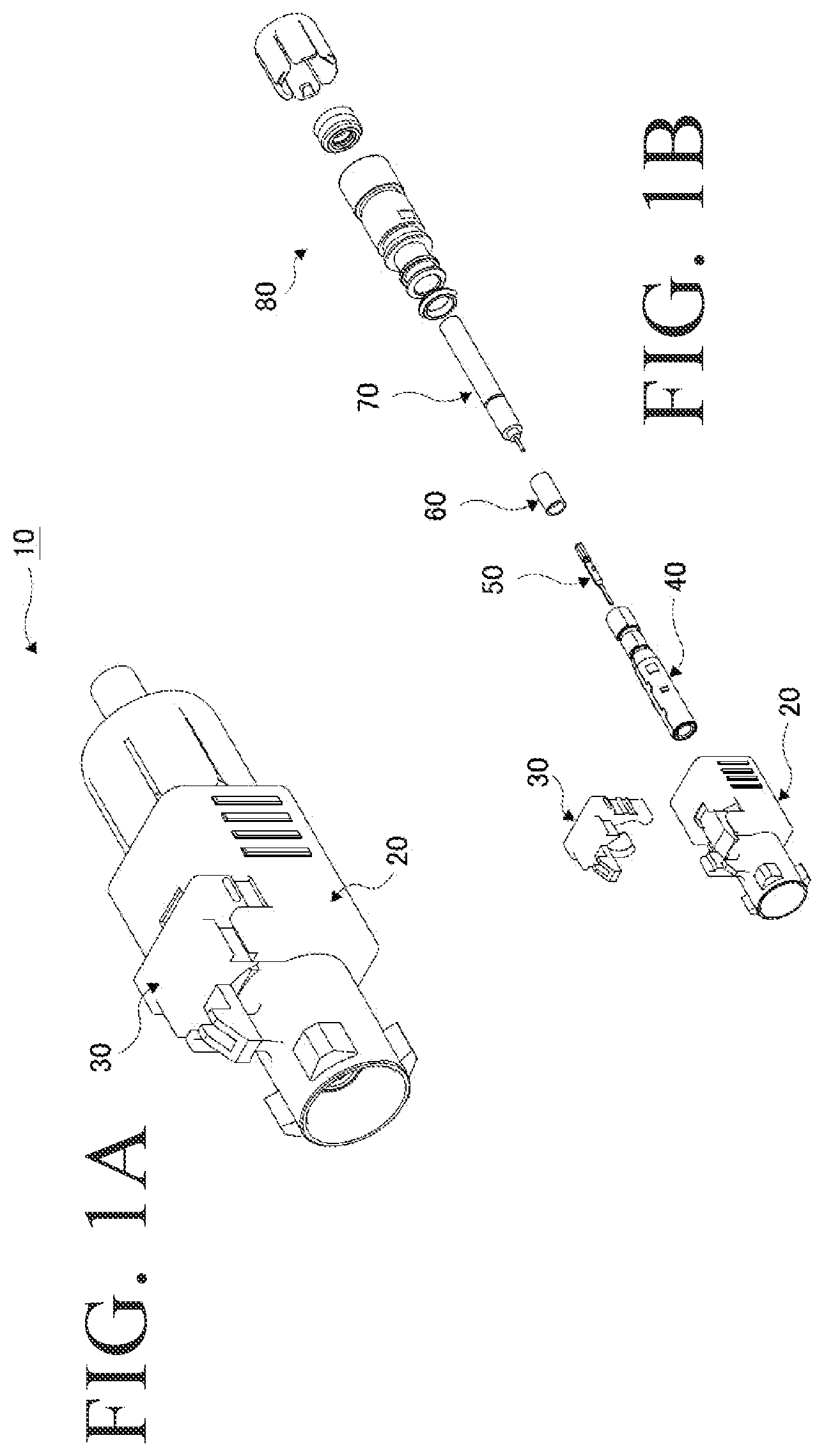 Patent US11799236 — Cable connector having a fitting protrusion for insertion into a mating connector — Figure 1