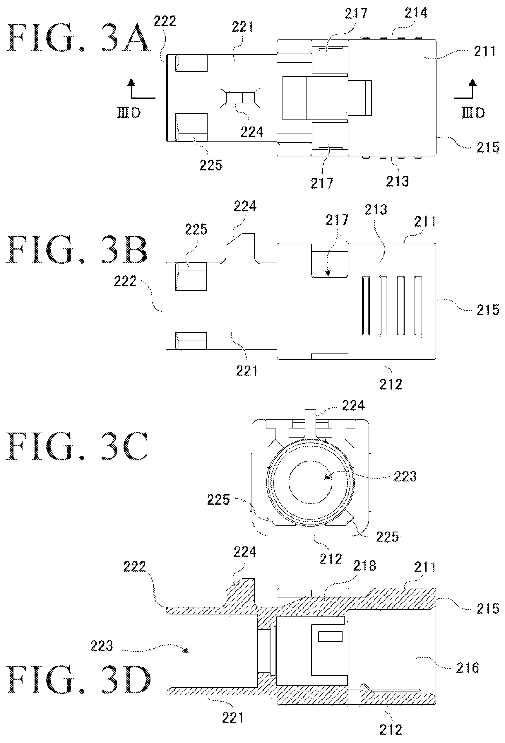 Patent US11799236 Figure 3 – Cable connector having a fitting protrusion for insertion into a mating connector