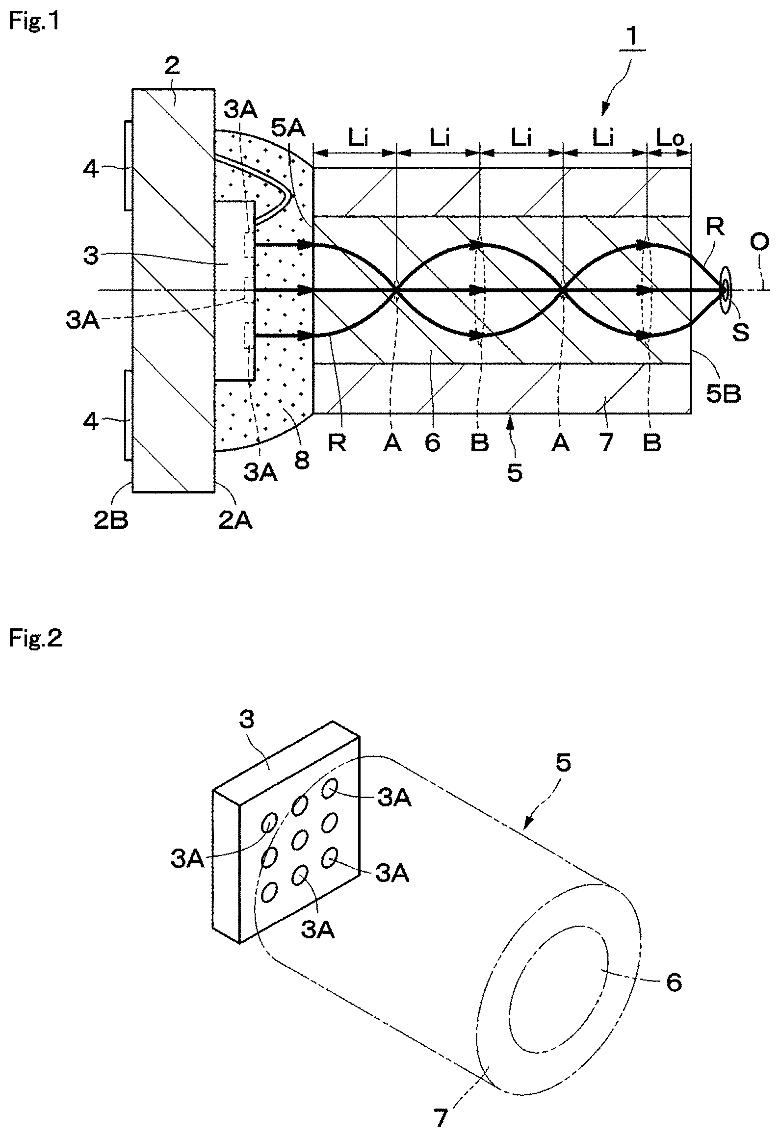 Patent US11799265 Figure 1 – Light-emitting module