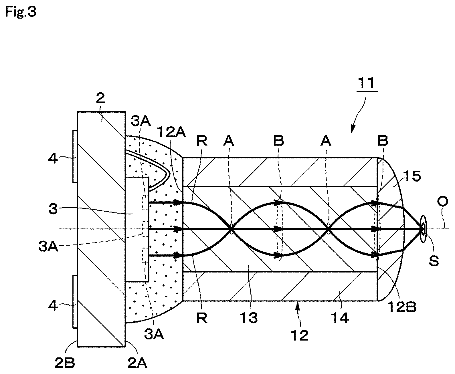 Patent US11799265 Figure 2 – Light-emitting module