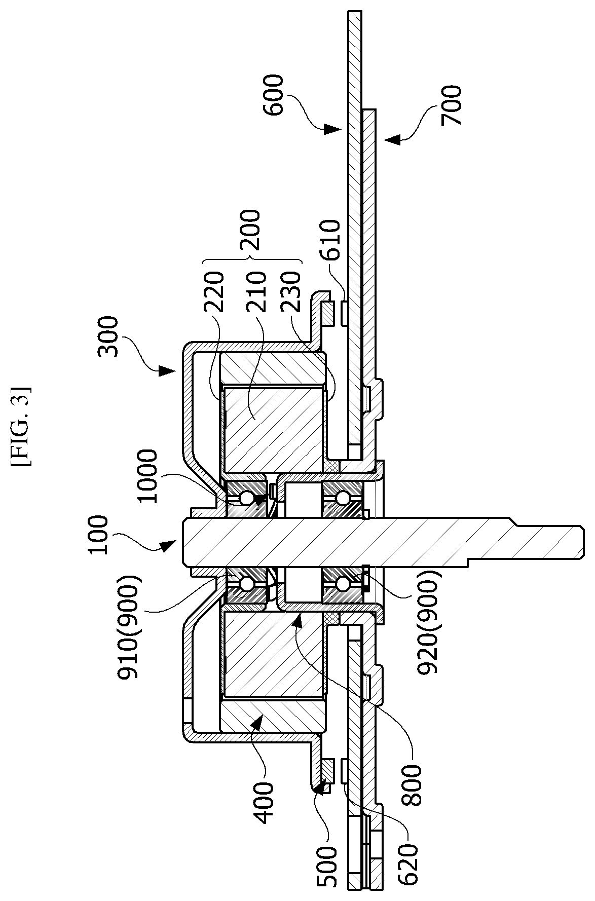 Patent US11799349 Figure 3 – Motor