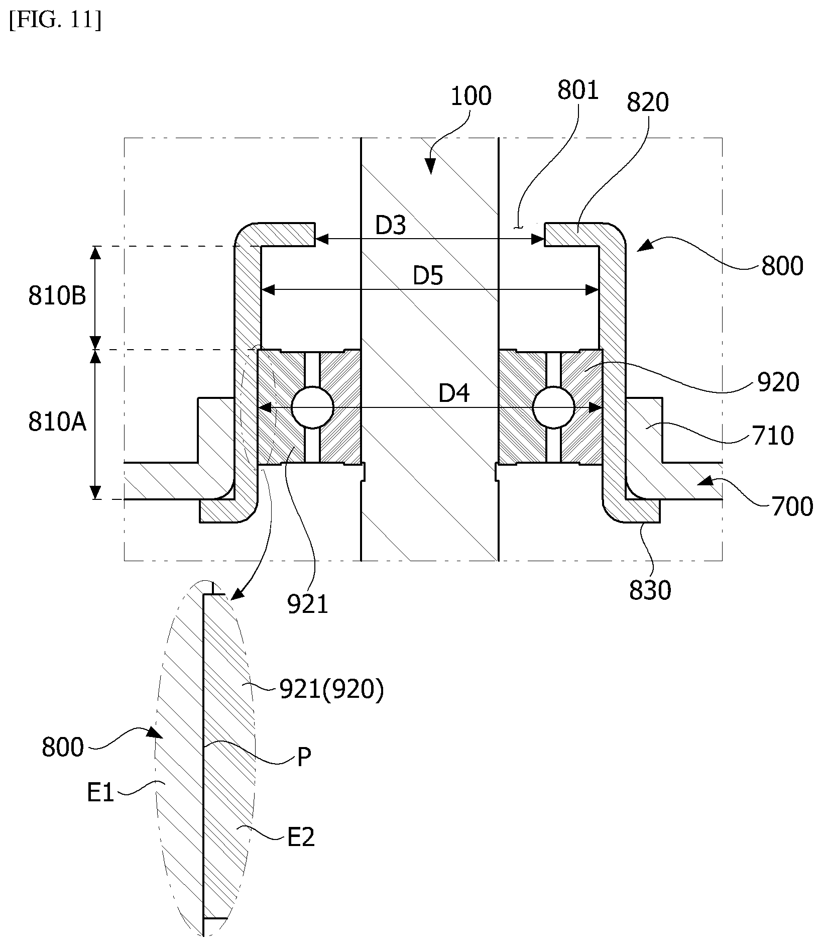 Patent US11799349 Figure 11 – Motor