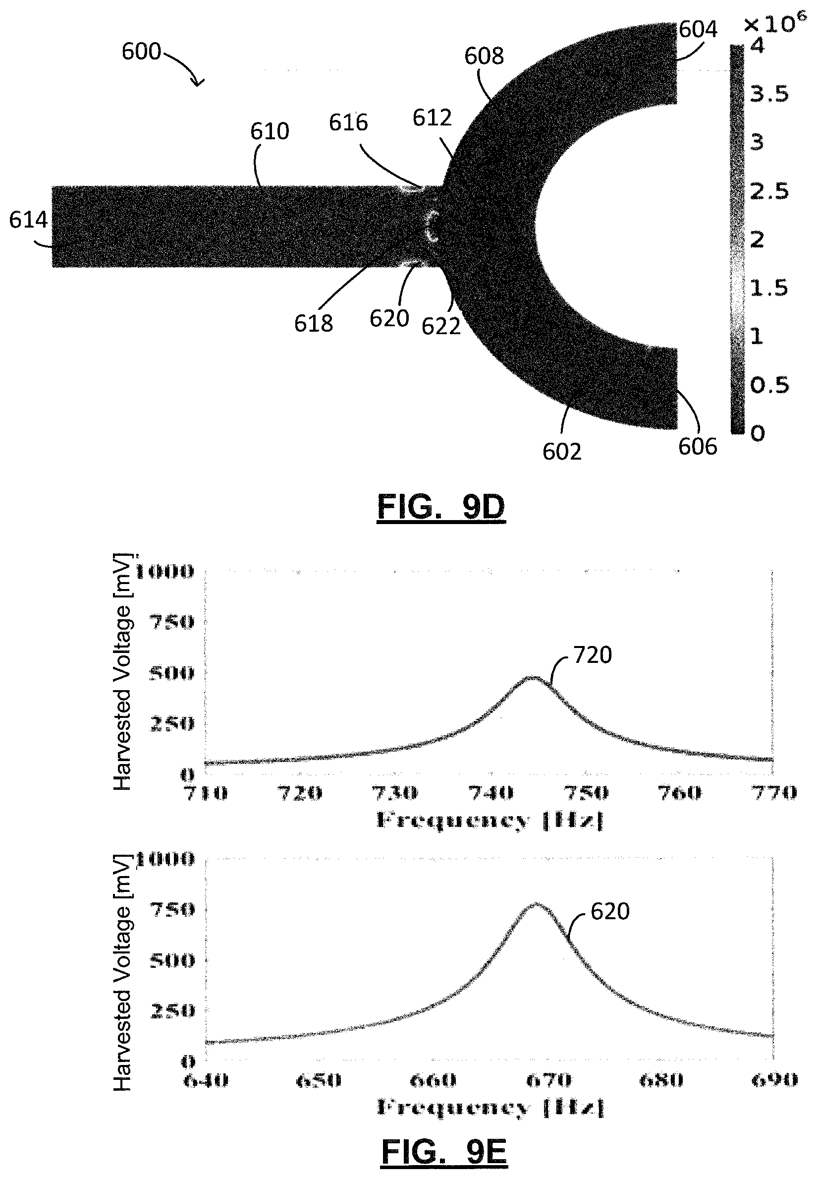 Patent US11799398 Figure 12 – Wideband piezoelectric vibratory MEMS harvester