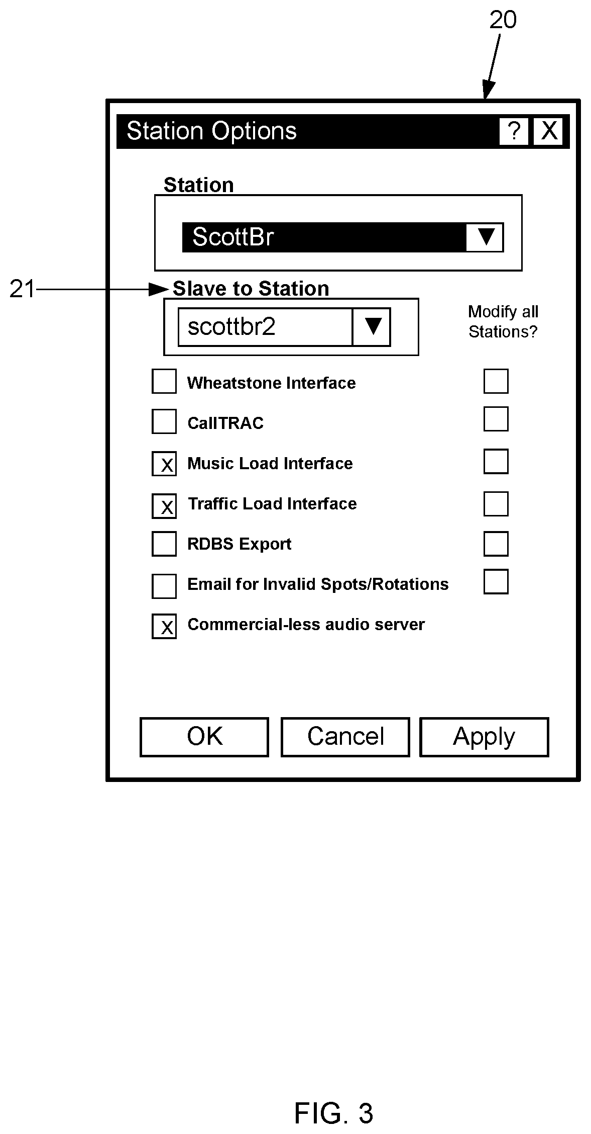 Patent US11799572 Figure 3 – Verification of broadcast log by playout system