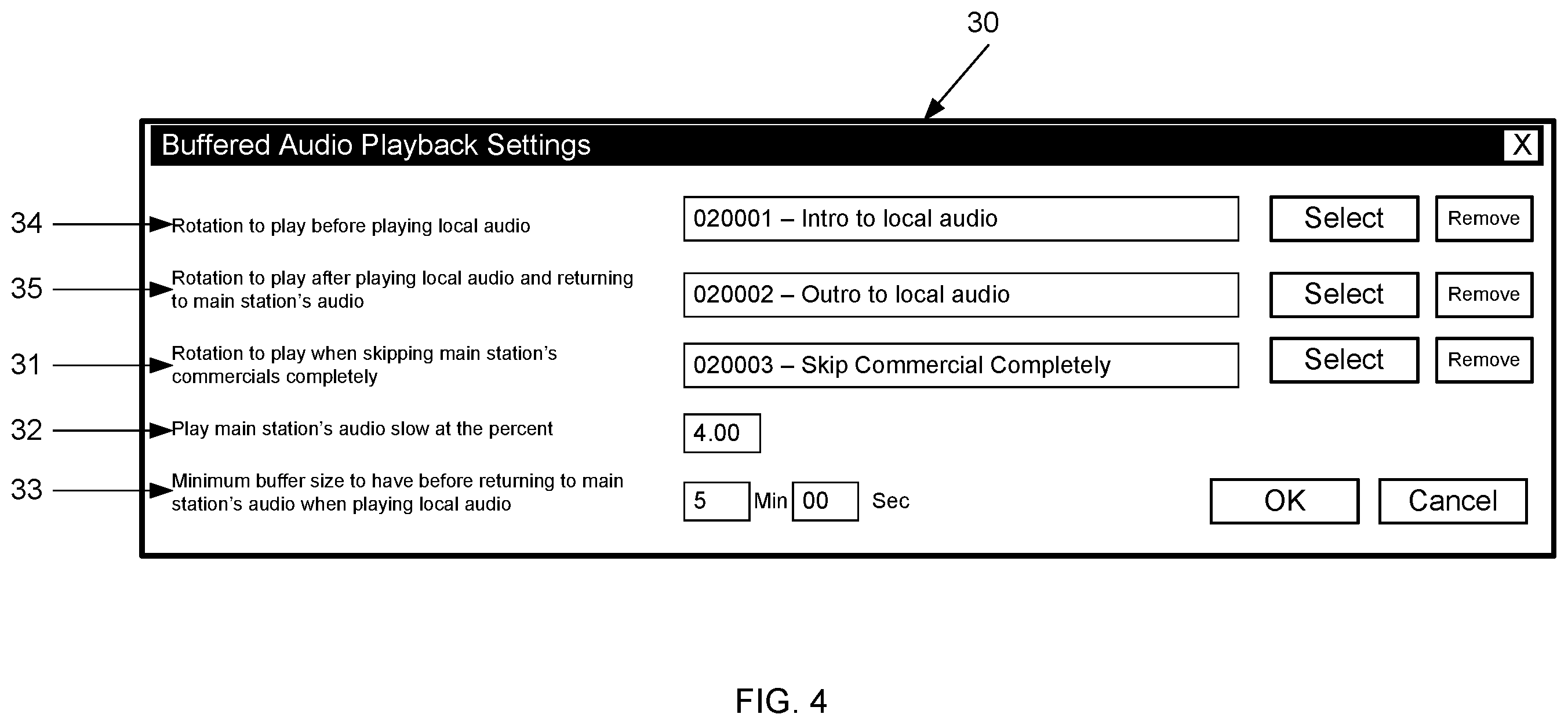 Patent US11799572 Figure 4 – Verification of broadcast log by playout system