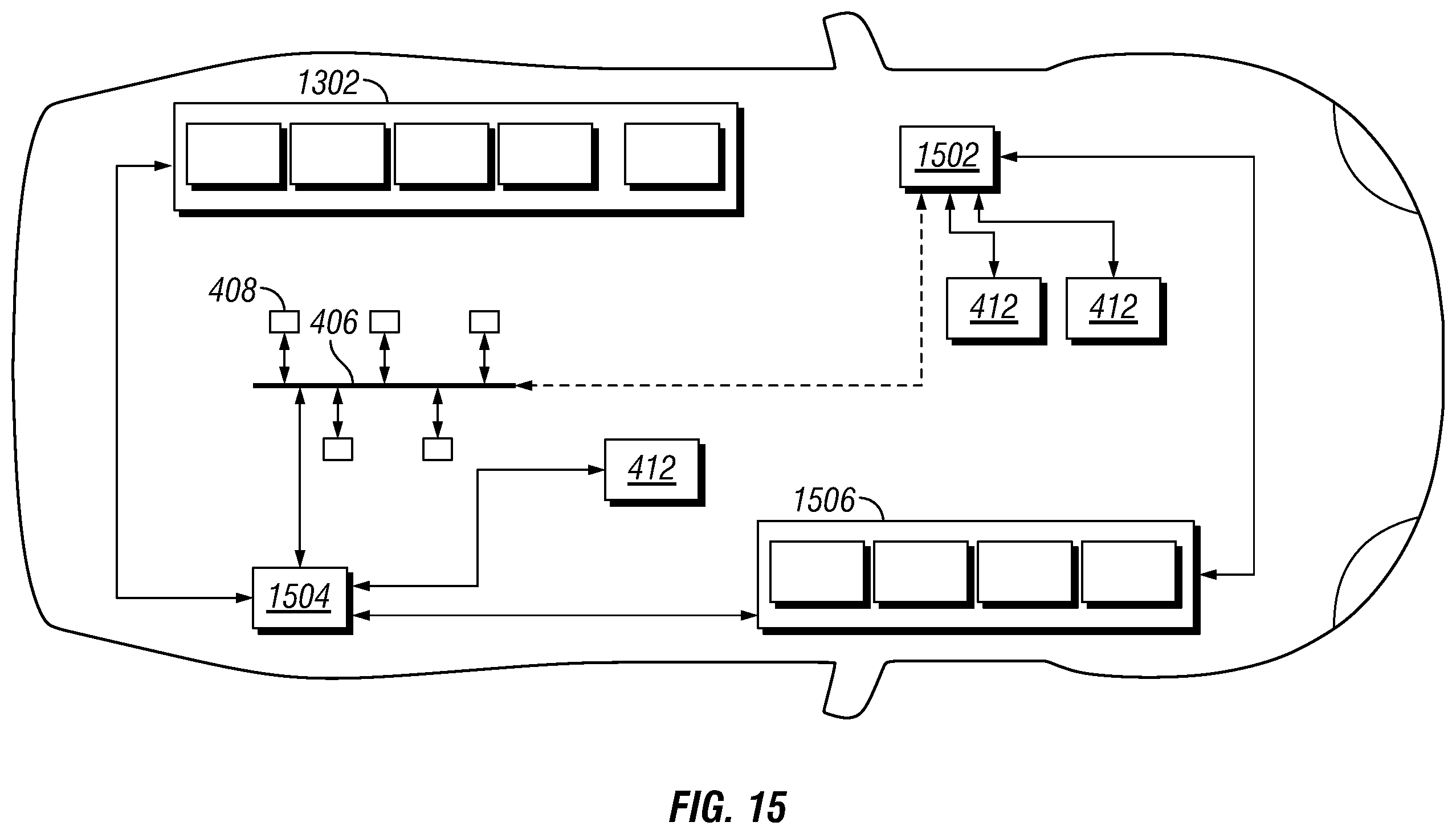 Patent US11805018 Figure 14 – System, method, and apparatus to extra vehicle communications control