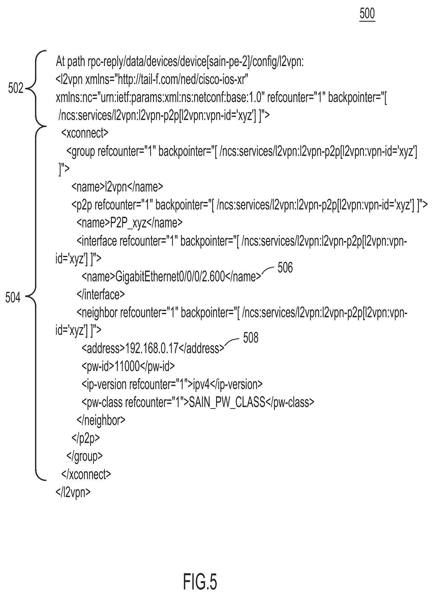 Patent US11805029 Figure 7 – Closed loop automation for intent-based networking