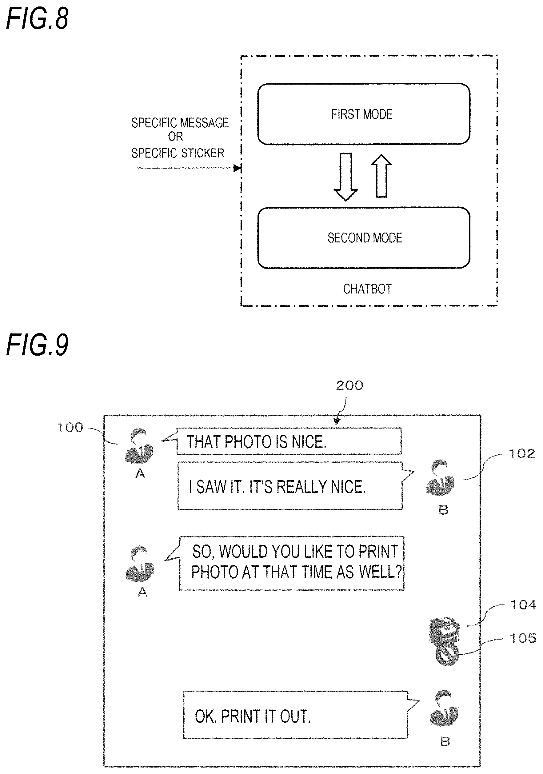 Patent US11805082 Figure 6 – Message providing device and non-transitory computer readable medium