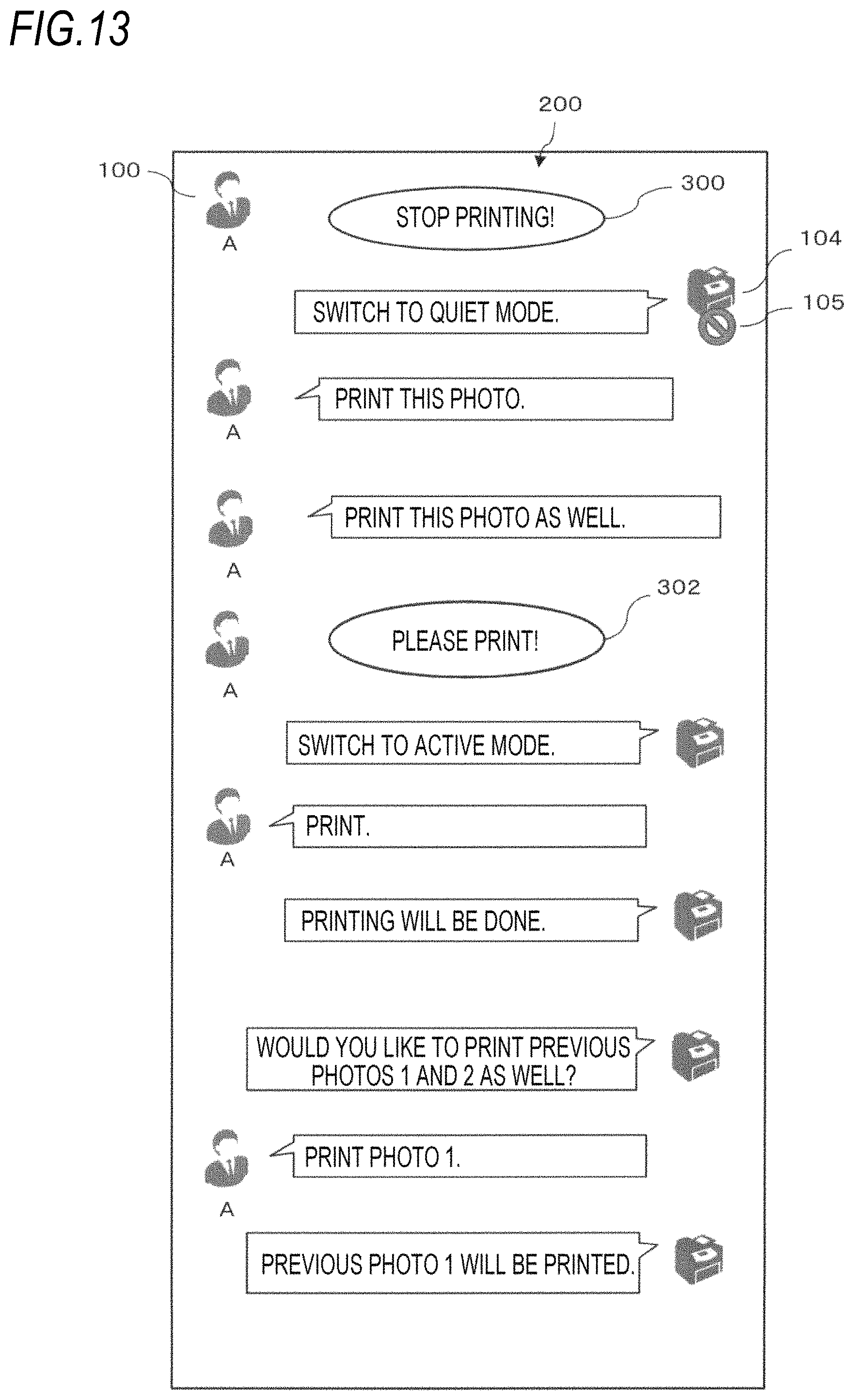 Patent US11805082 Figure 10 – Message providing device and non-transitory computer readable medium
