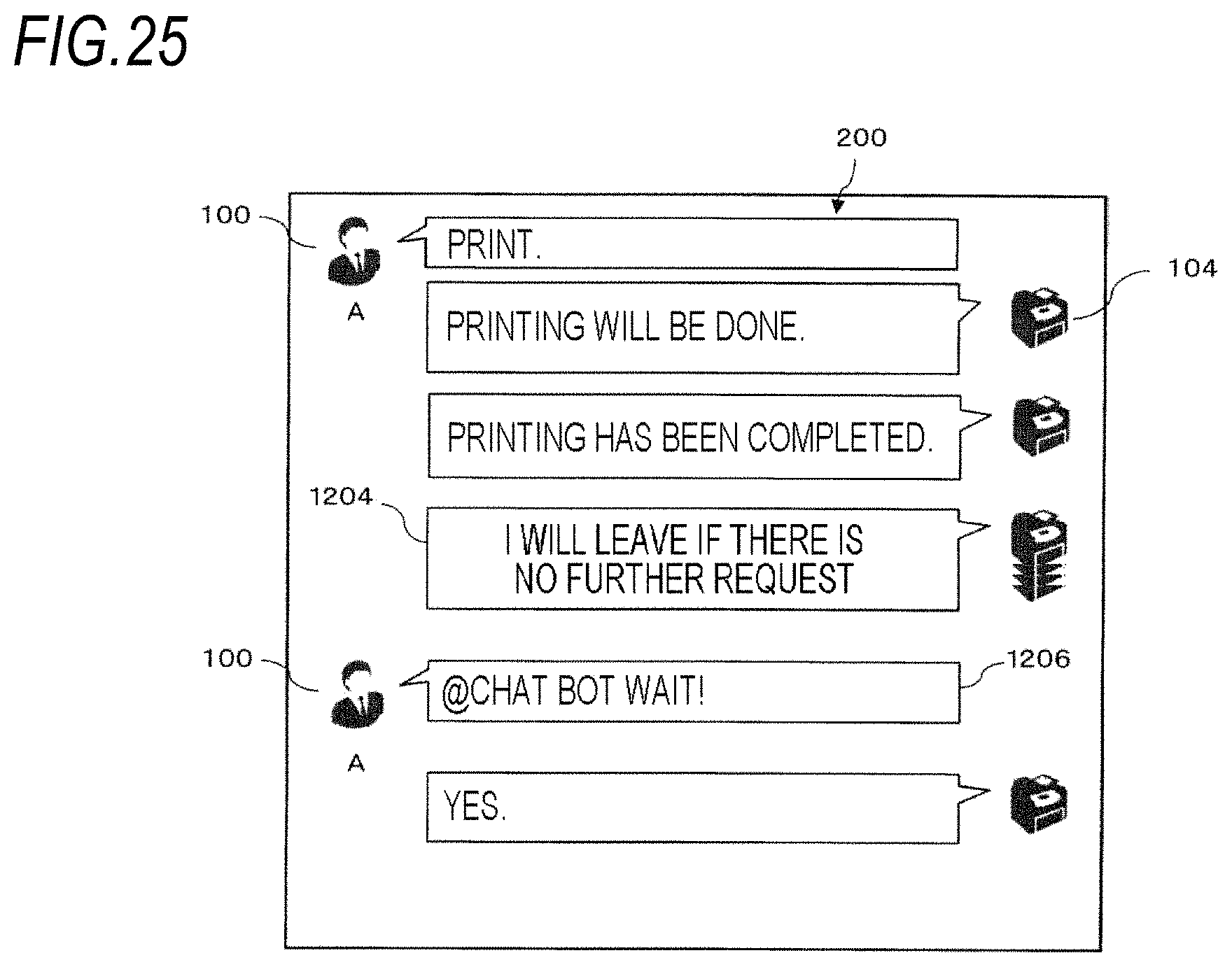 Patent US11805082 Figure 19 – Message providing device and non-transitory computer readable medium