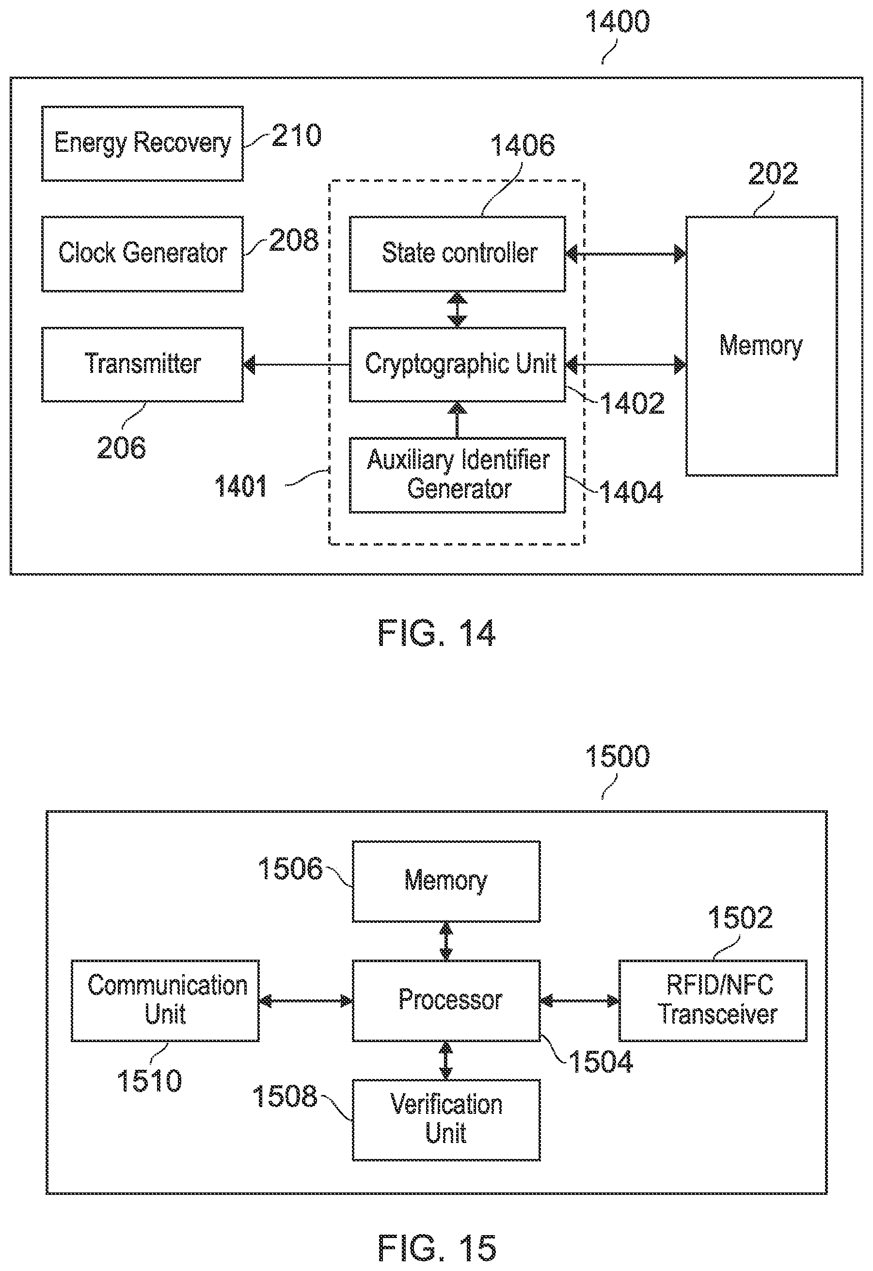 Patent US11805111 Figure 11 – Secure RFID tag identification
