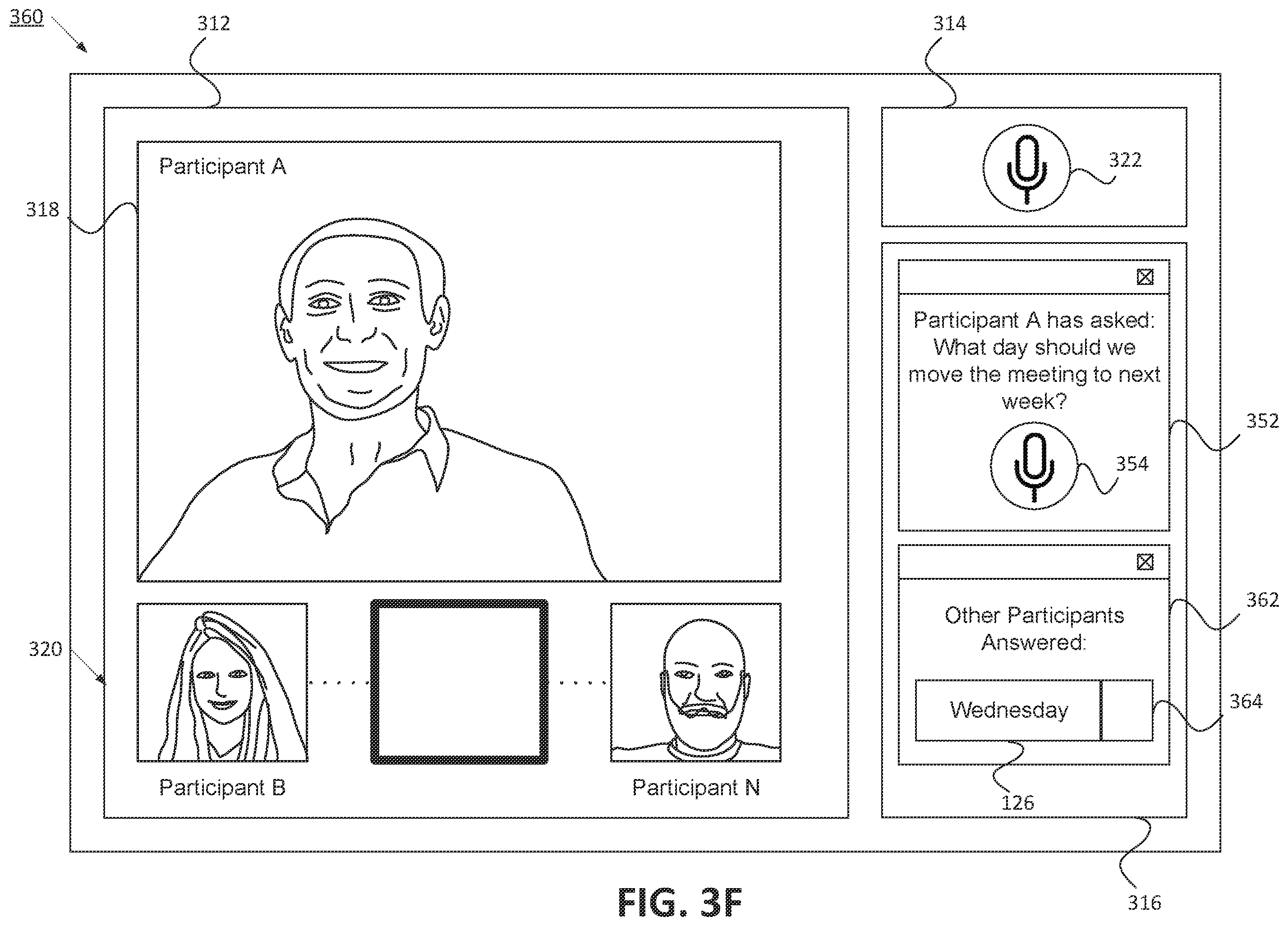 Patent US11805159 Figure 8 – Methods and systems for verbal polling during a conference call discussion