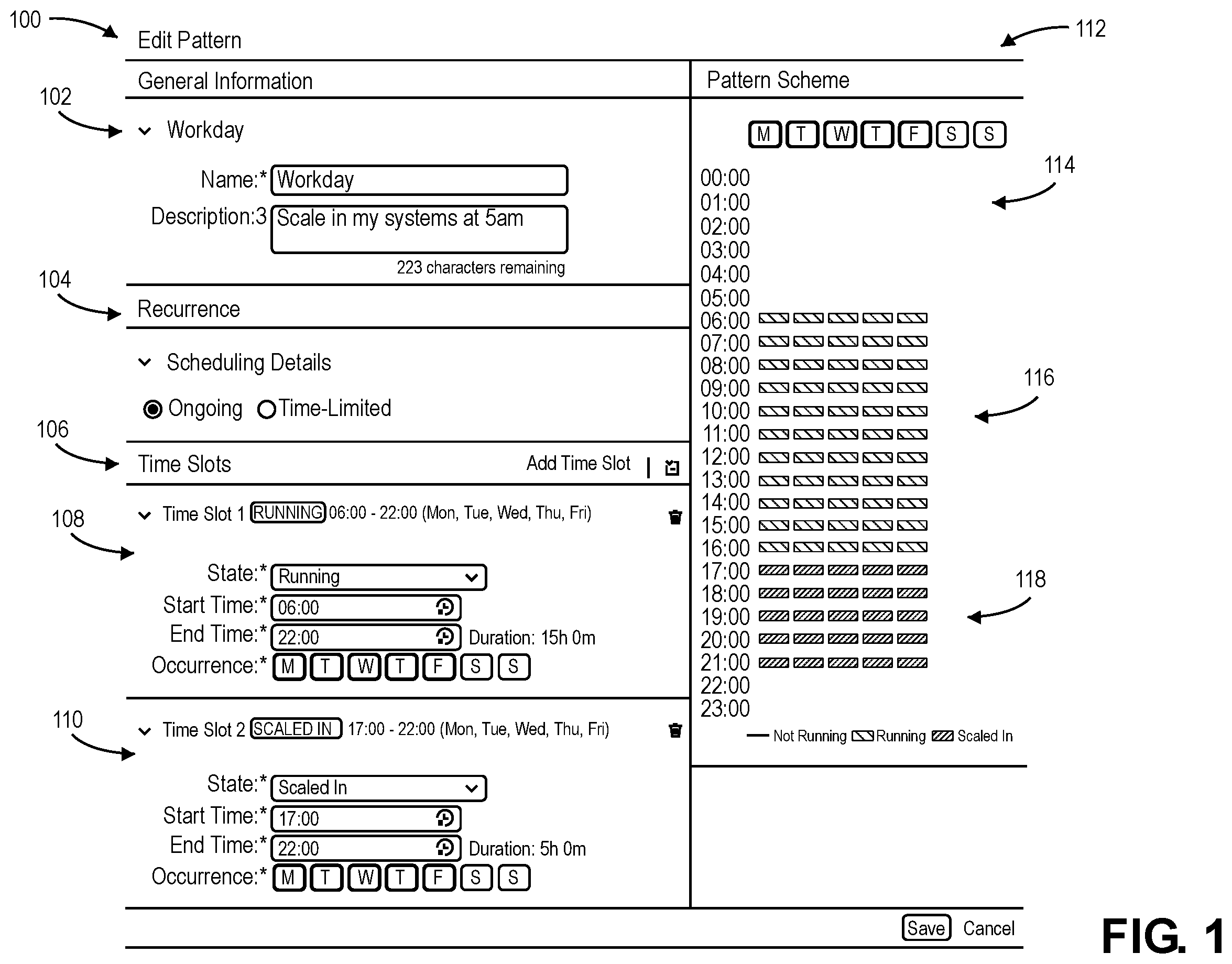 Patent US11805177 — On-demand start and stop of managed systems — Figure 1