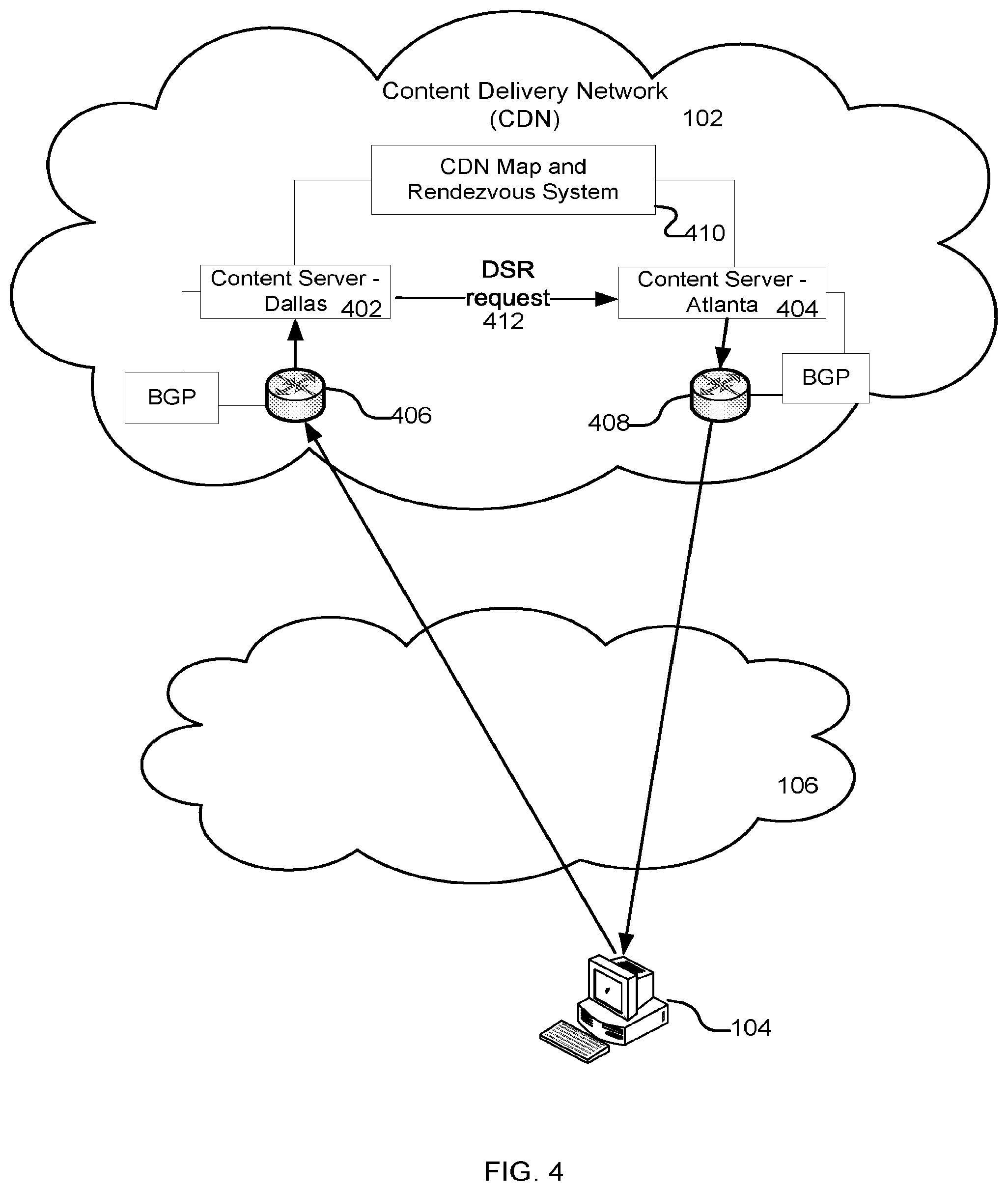 Patent US11805184 Figure 4 – Content delivery systems and methods