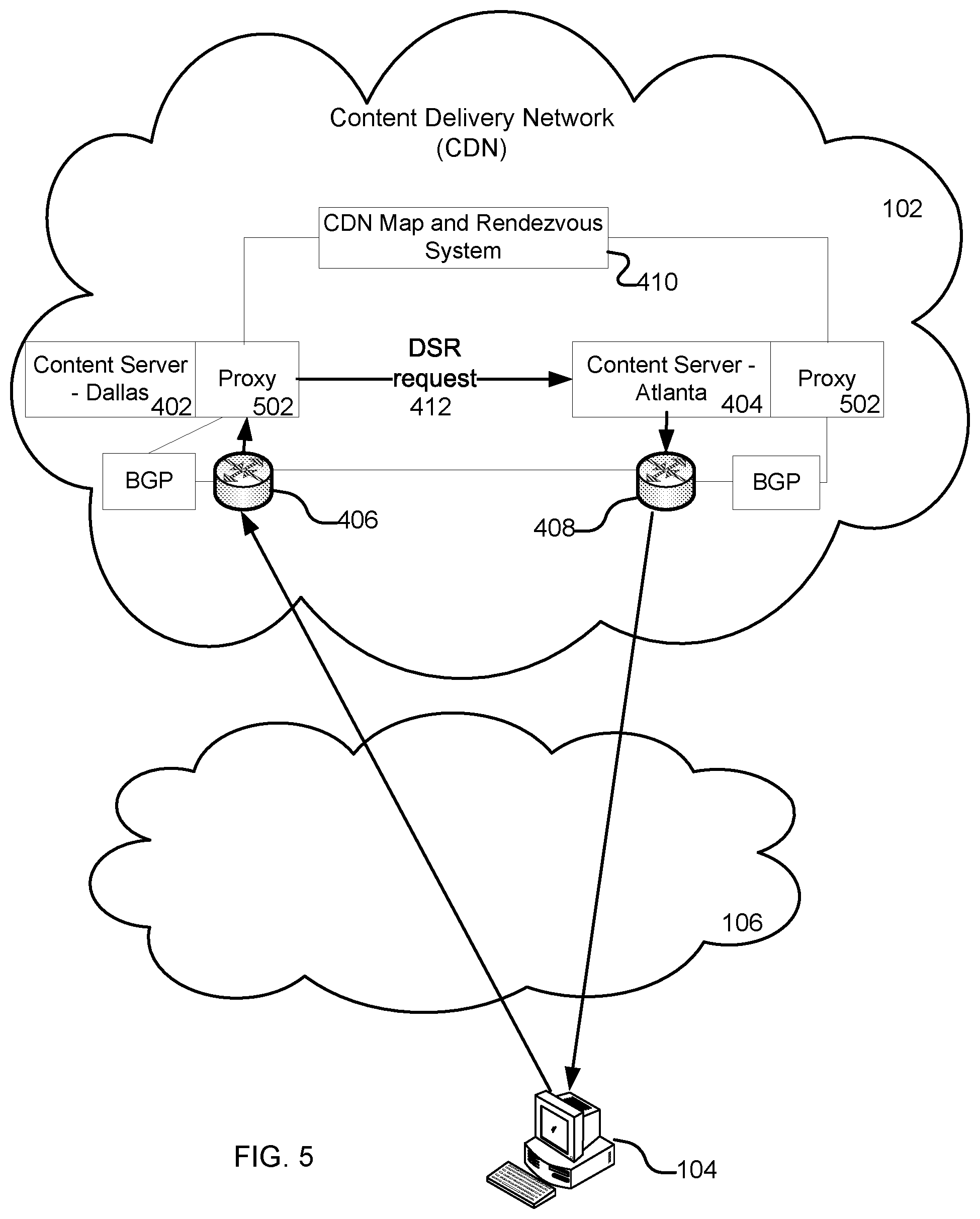 Patent US11805184 Figure 5 – Content delivery systems and methods