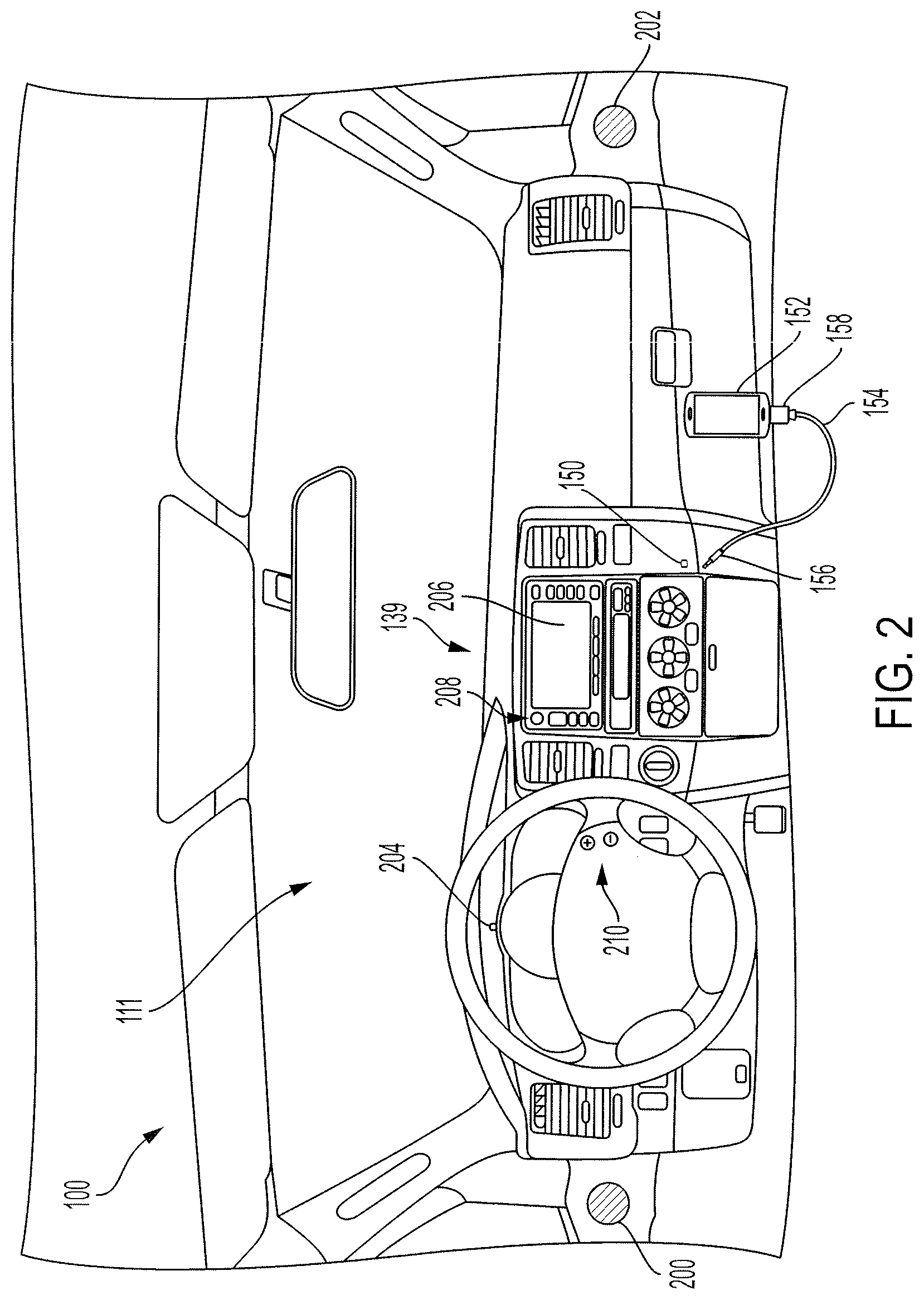 Patent US11805196 Figure 2 – In vehicle infotainment (IVI) hands-free with aux jack
