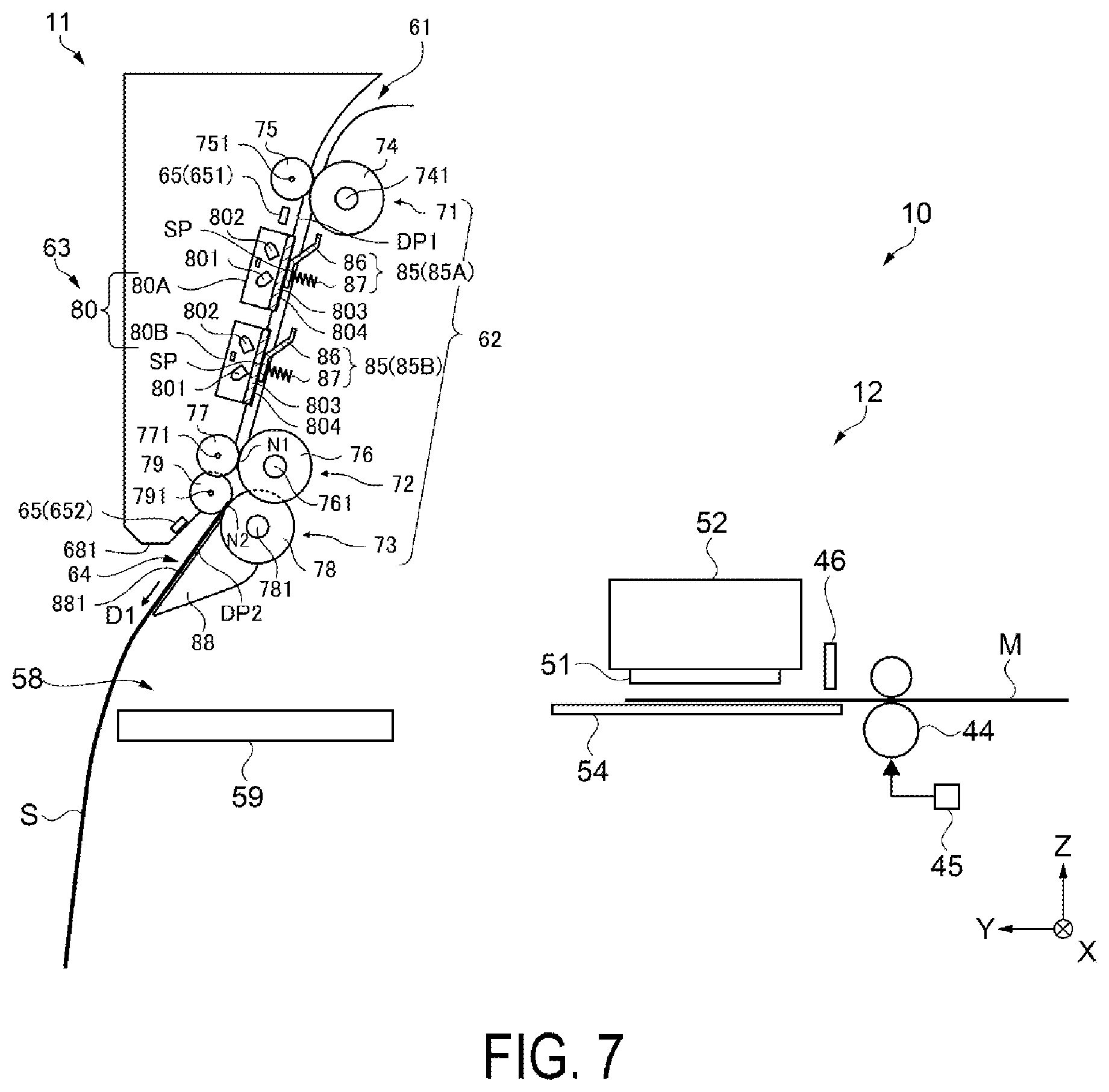Patent US11805212 Figure 7 – Multifunction apparatus and control method for multifunction apparatus