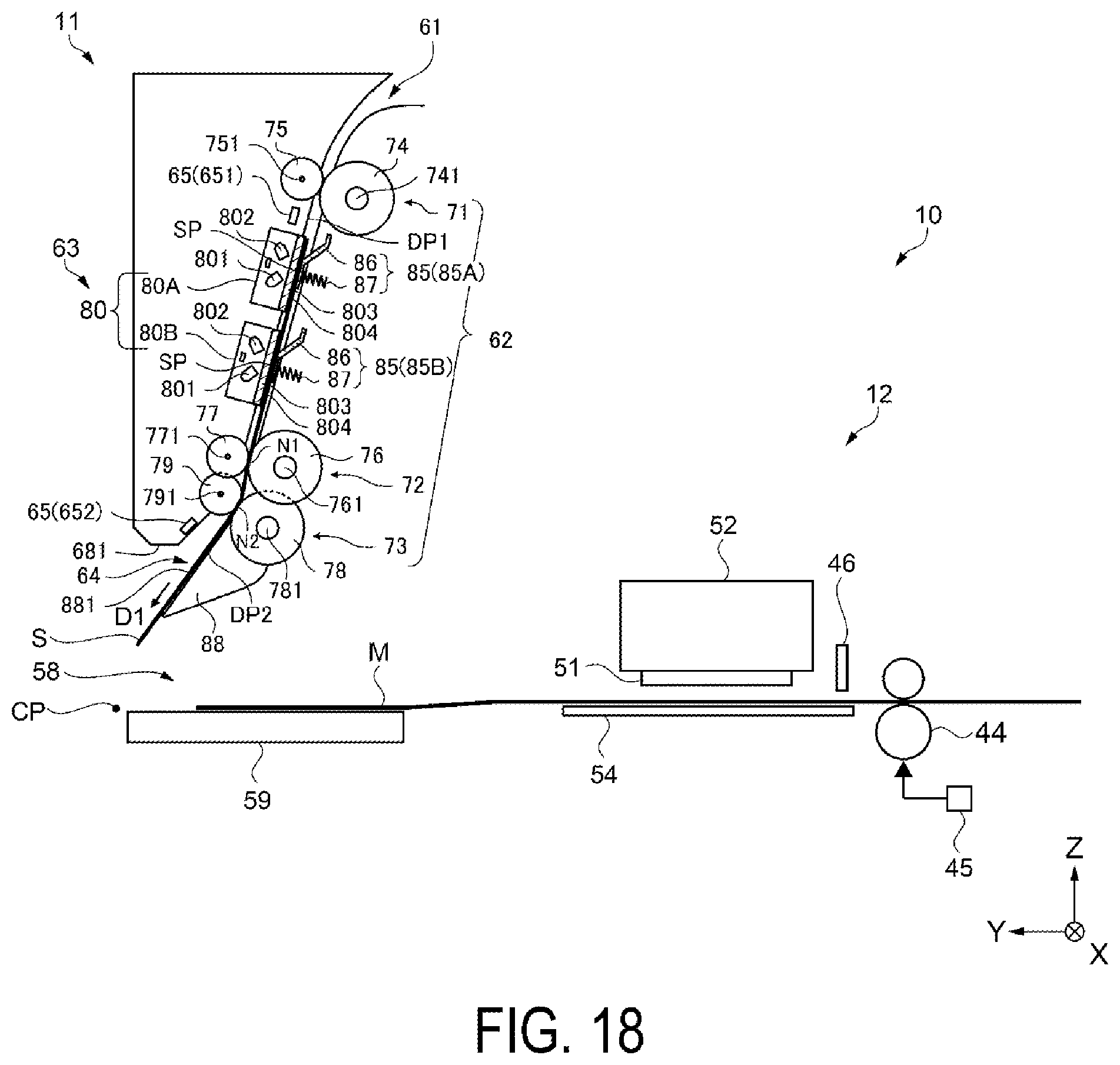 Patent US11805212 Figure 18 – Multifunction apparatus and control method for multifunction apparatus