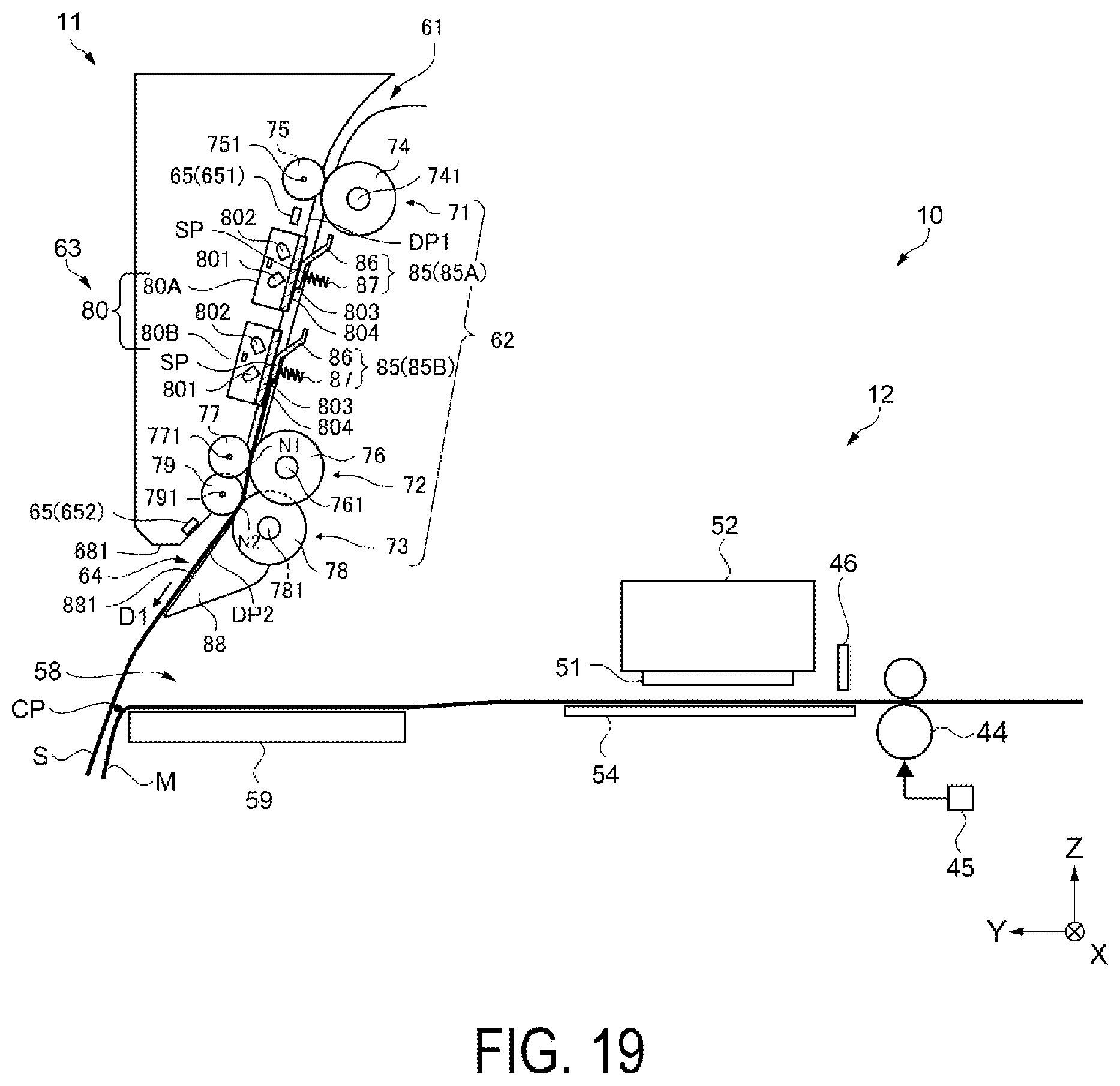 Patent US11805212 Figure 19 – Multifunction apparatus and control method for multifunction apparatus